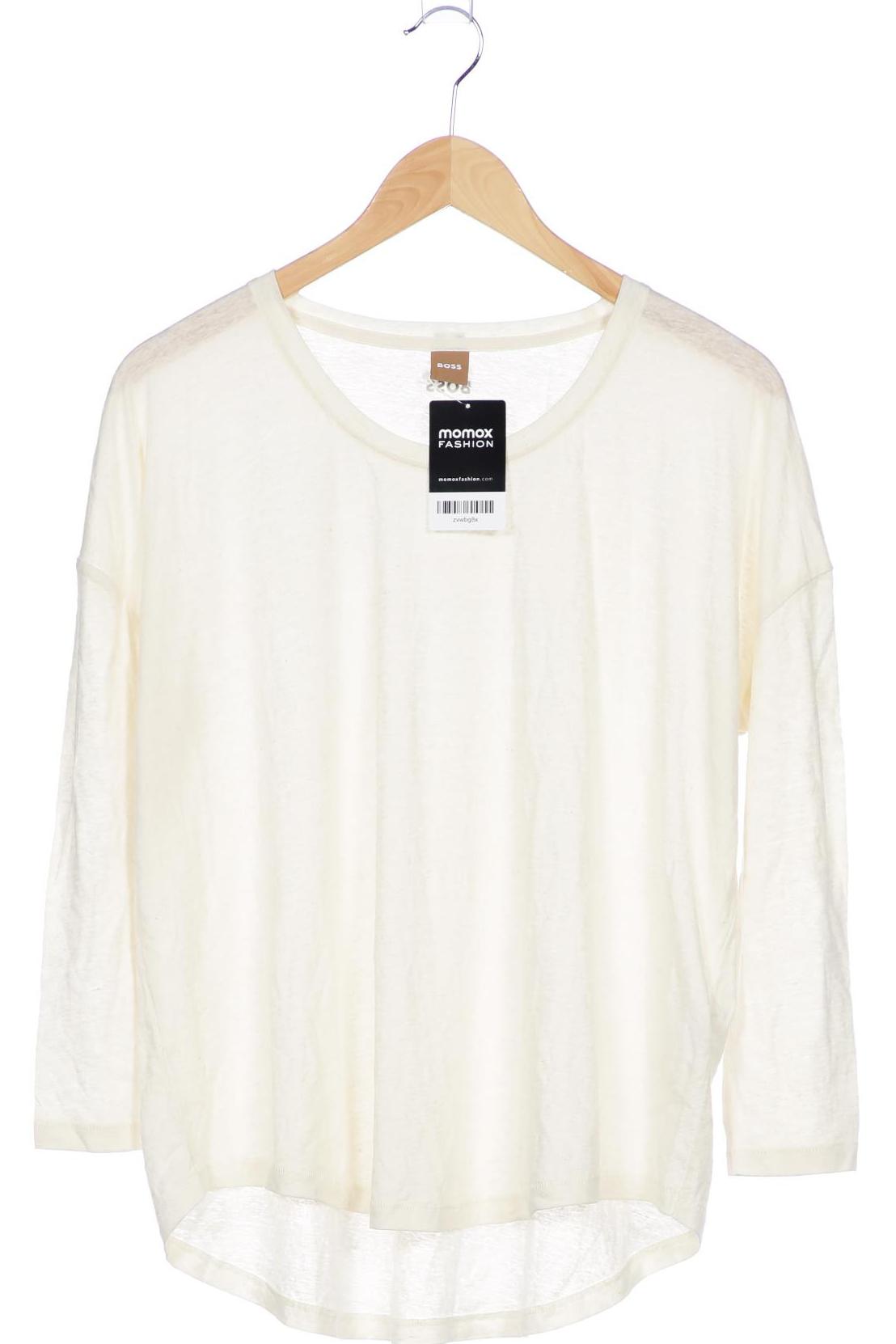 

Boss by Hugo Boss Damen Langarmshirt, cremeweiß, Gr. 36