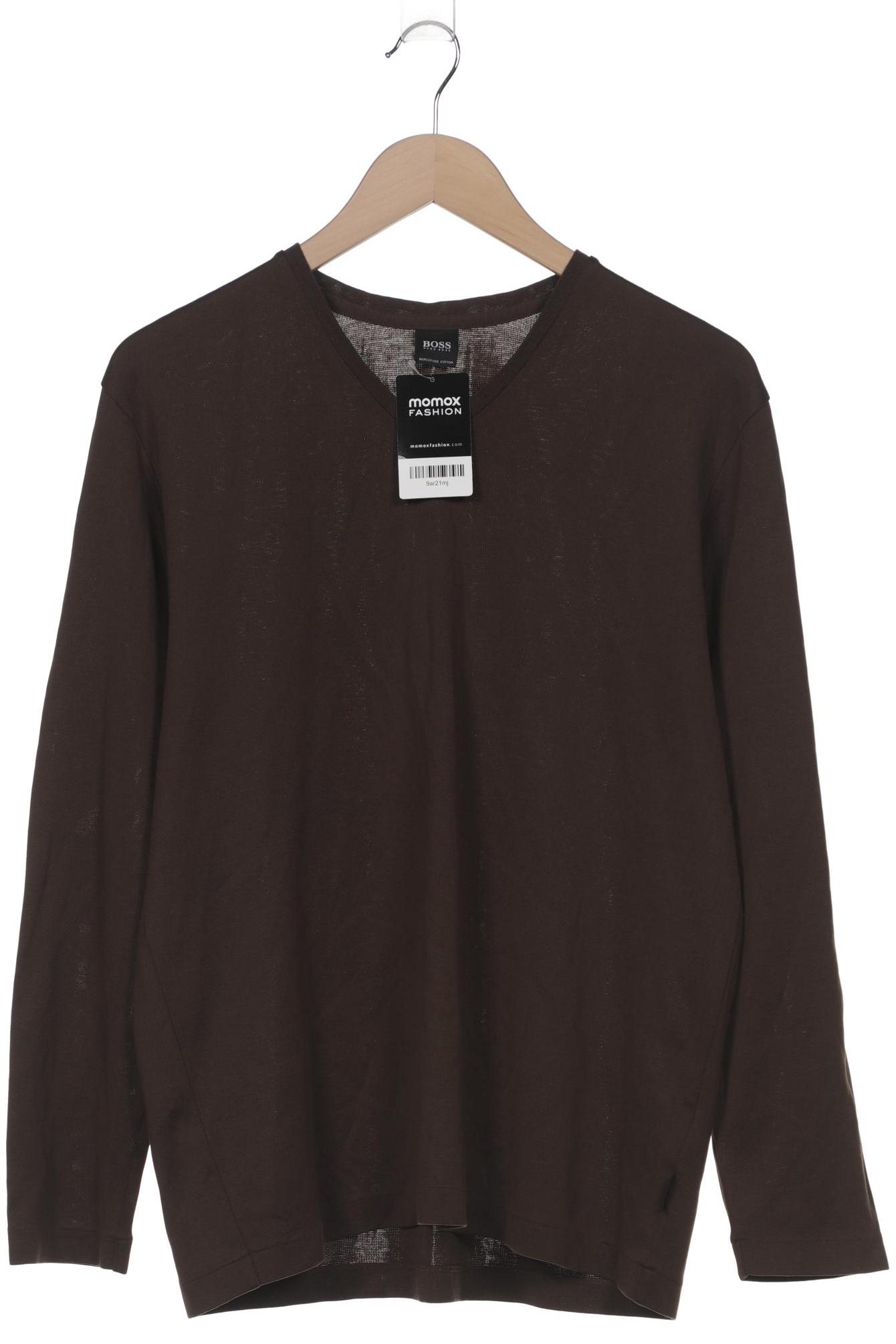 

Boss by Hugo Boss Herren Langarmshirt, braun, Gr. 52