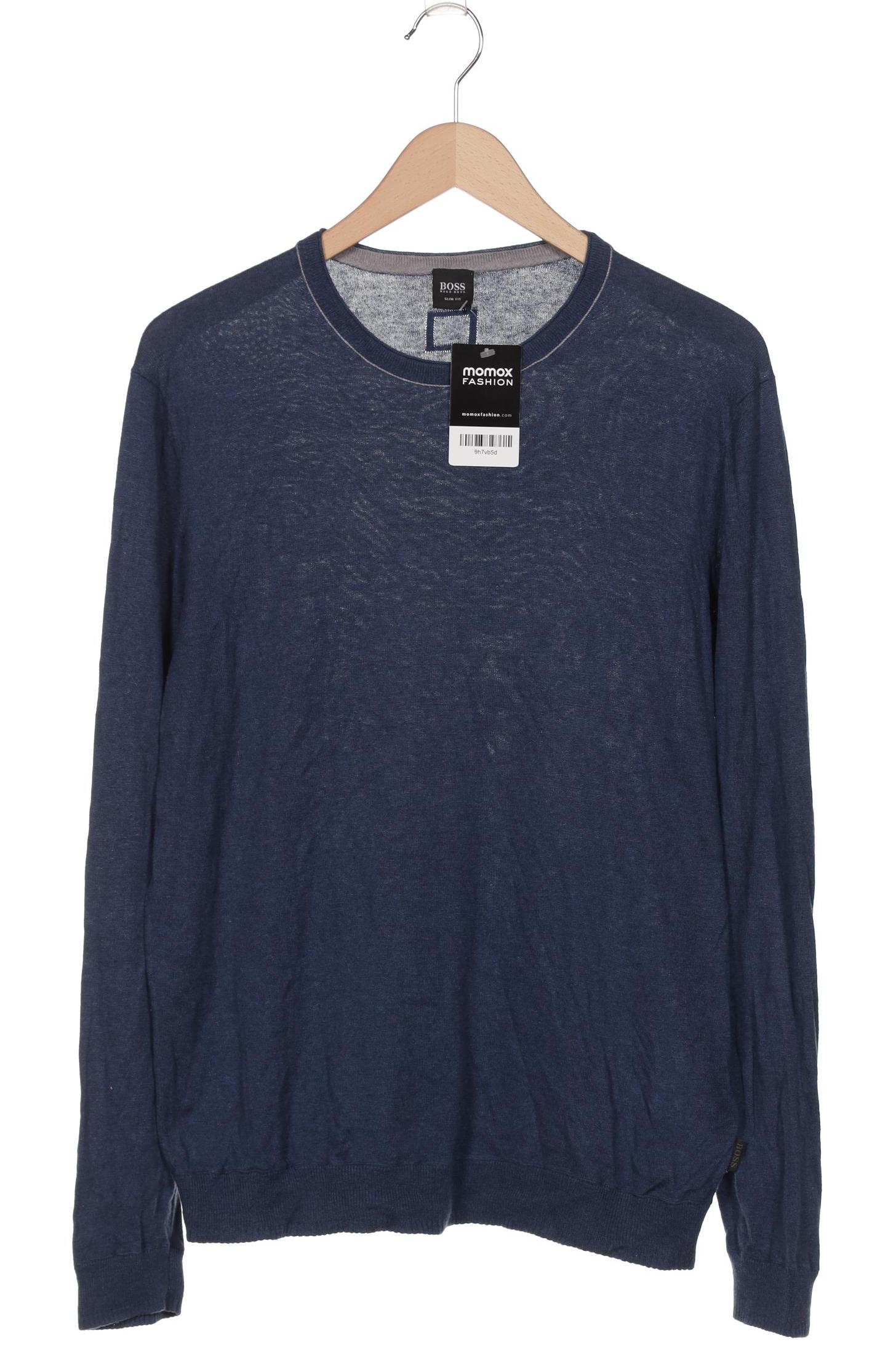 

Boss by Hugo Boss Herren Pullover, blau, Gr. 52