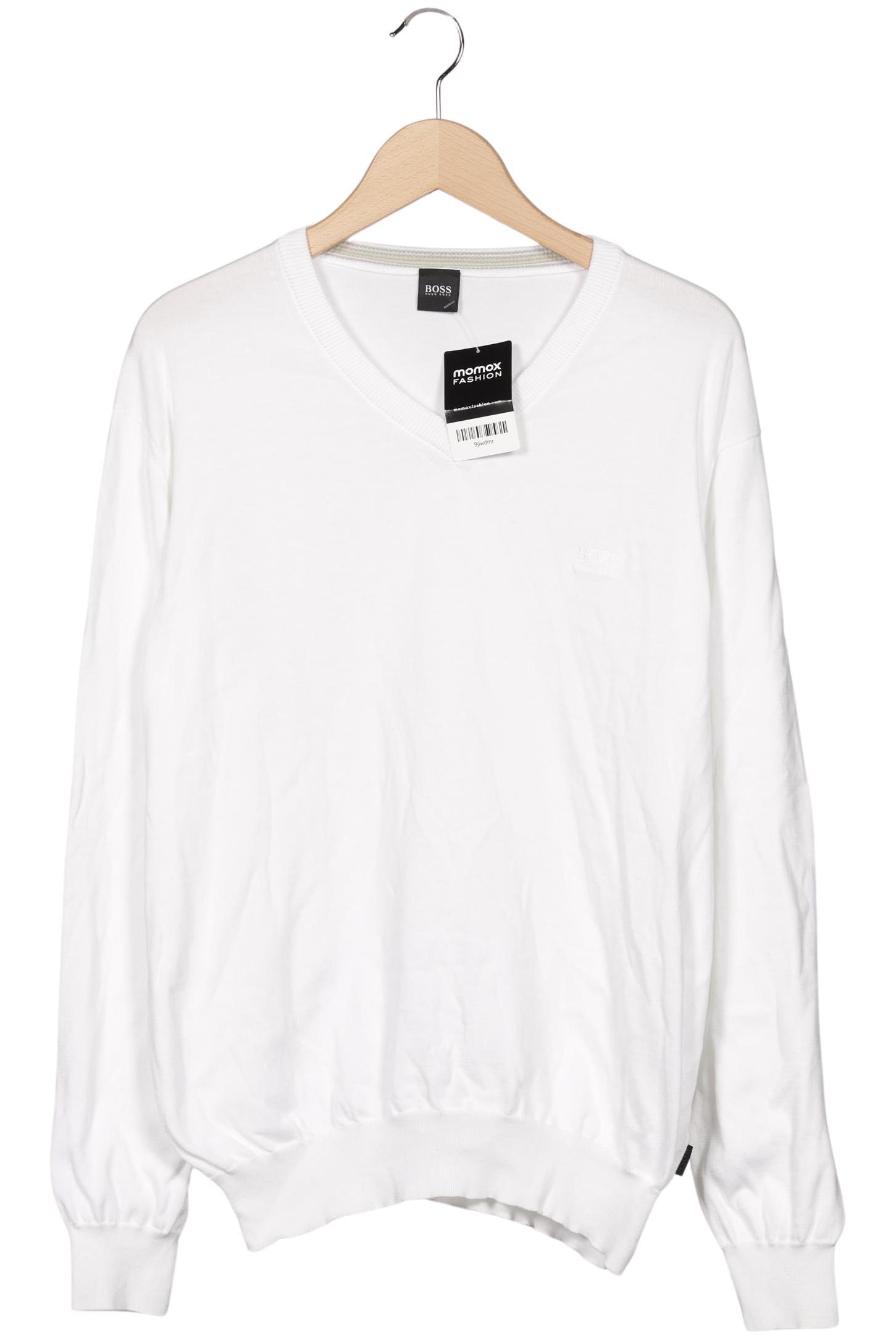 

Boss by Hugo Boss Herren Pullover, weiß, Gr. 54