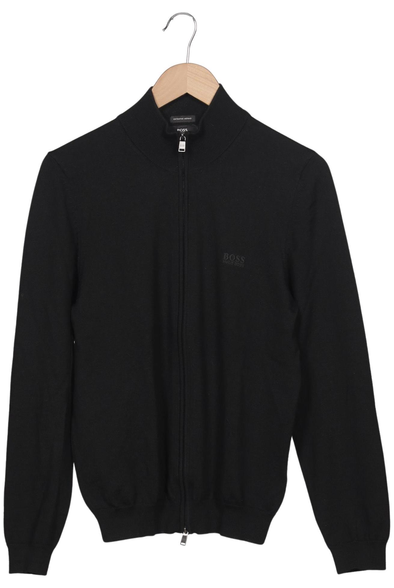 

Boss by Hugo Boss Herren Strickjacke, schwarz, Gr. 46