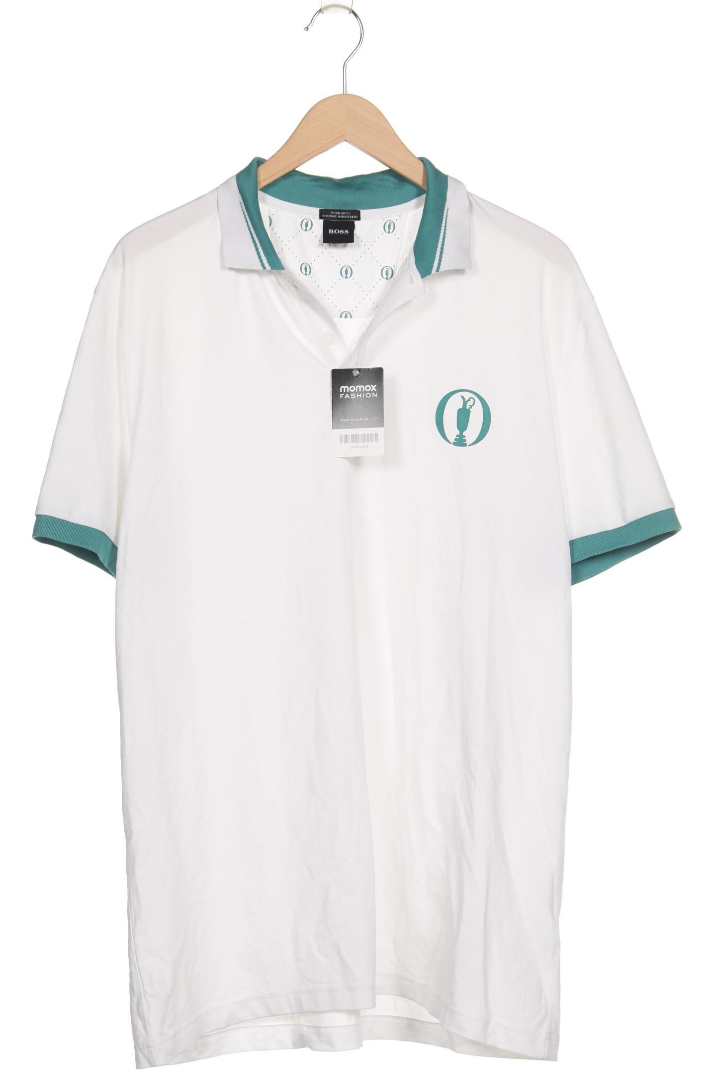 

Boss by Hugo Boss Herren Poloshirt, weiß, Gr. 58