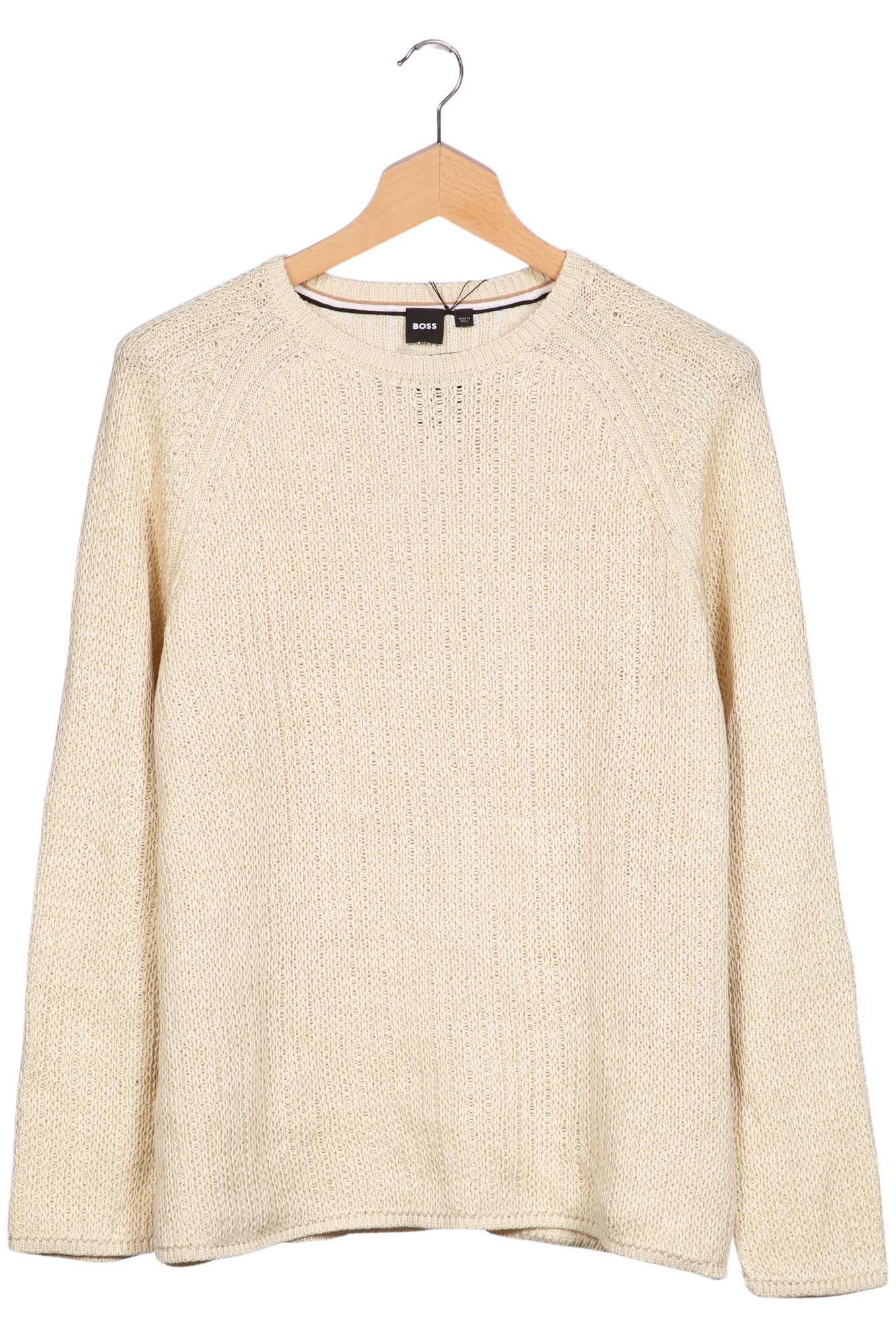 

Boss by Hugo Boss Herren Pullover, cremeweiß, Gr. 56