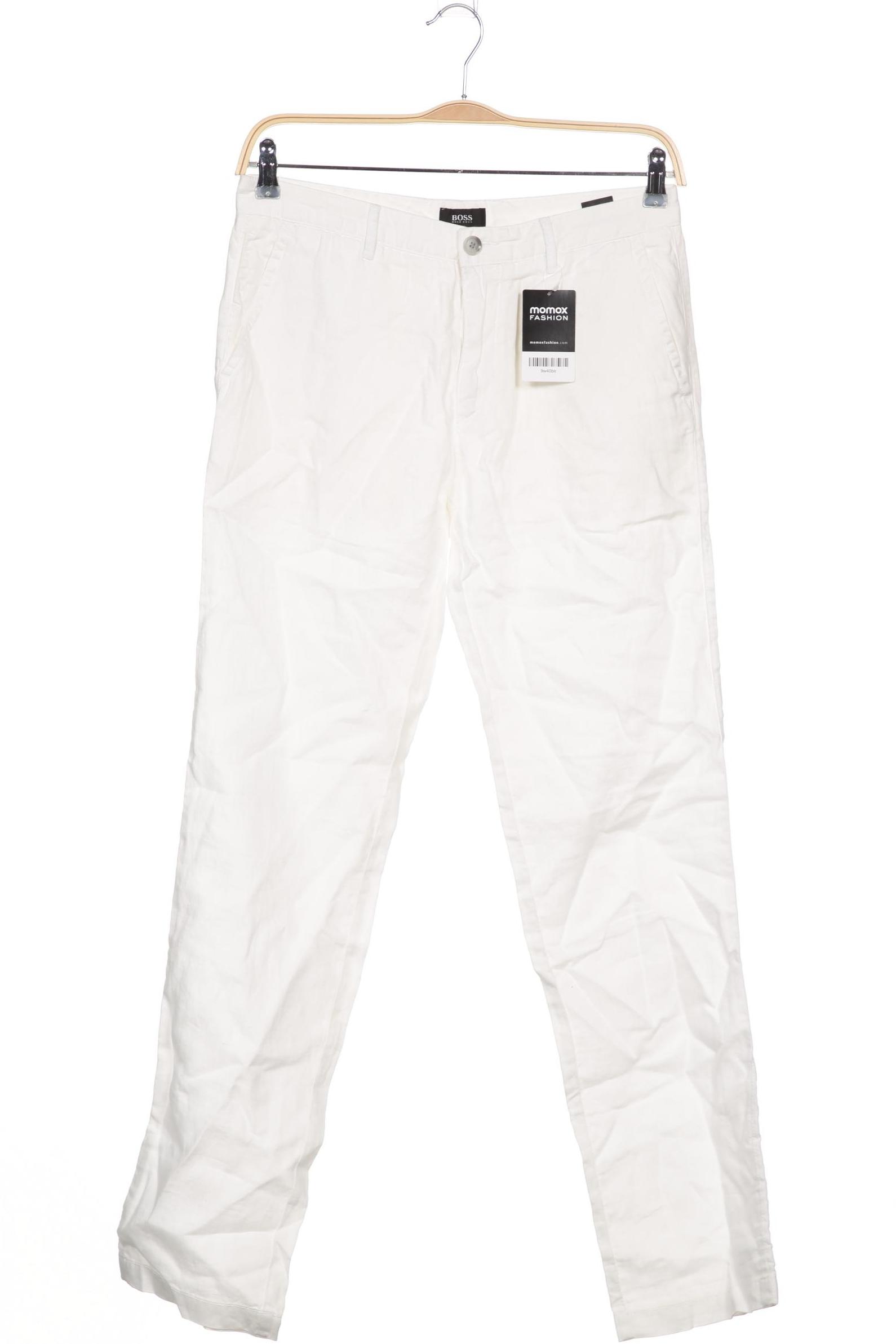 

BOSS by Hugo Boss Herren Stoffhose, weiß