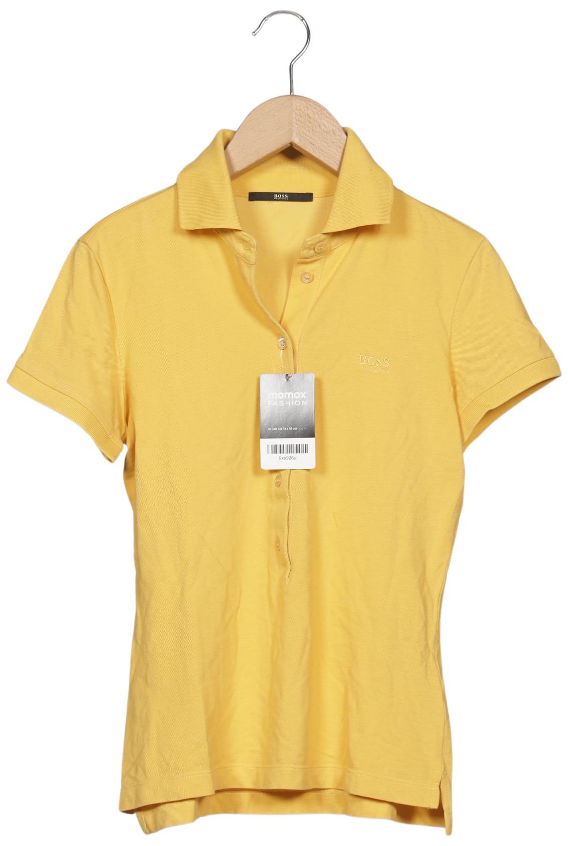 

Boss by Hugo Boss Damen Poloshirt, gelb, Gr. 34