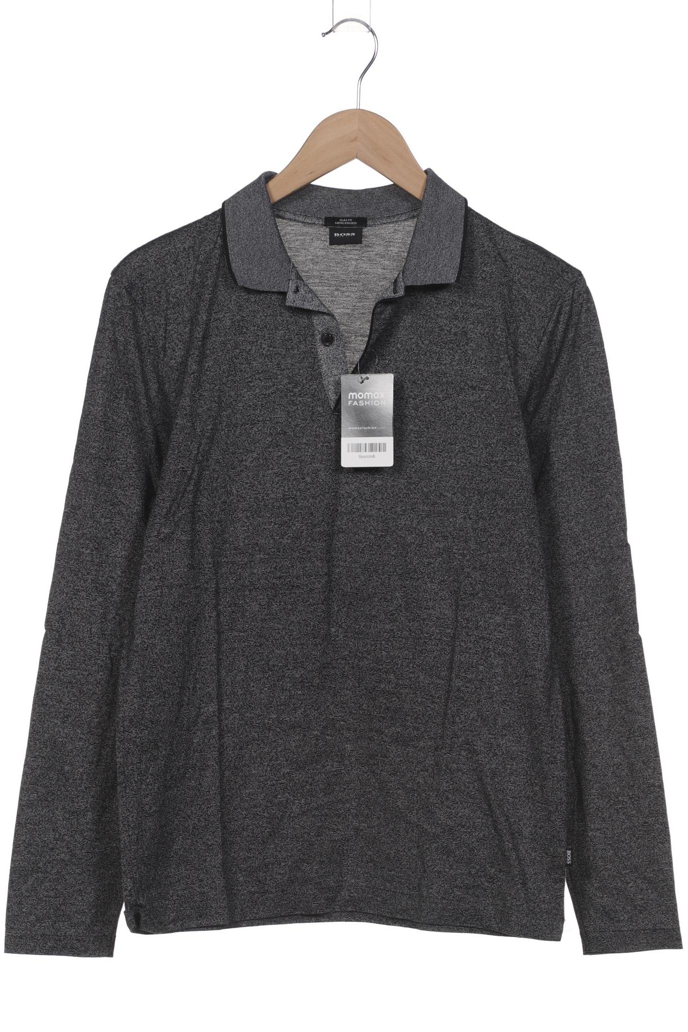 

Boss by Hugo Boss Herren Langarmshirt, grau, Gr. 48