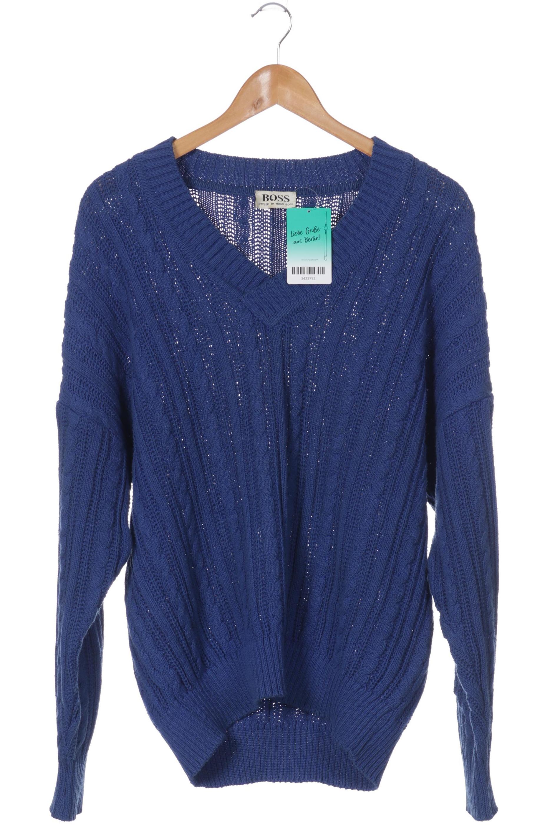 

Boss by Hugo Boss Herren Pullover, blau, Gr. 52