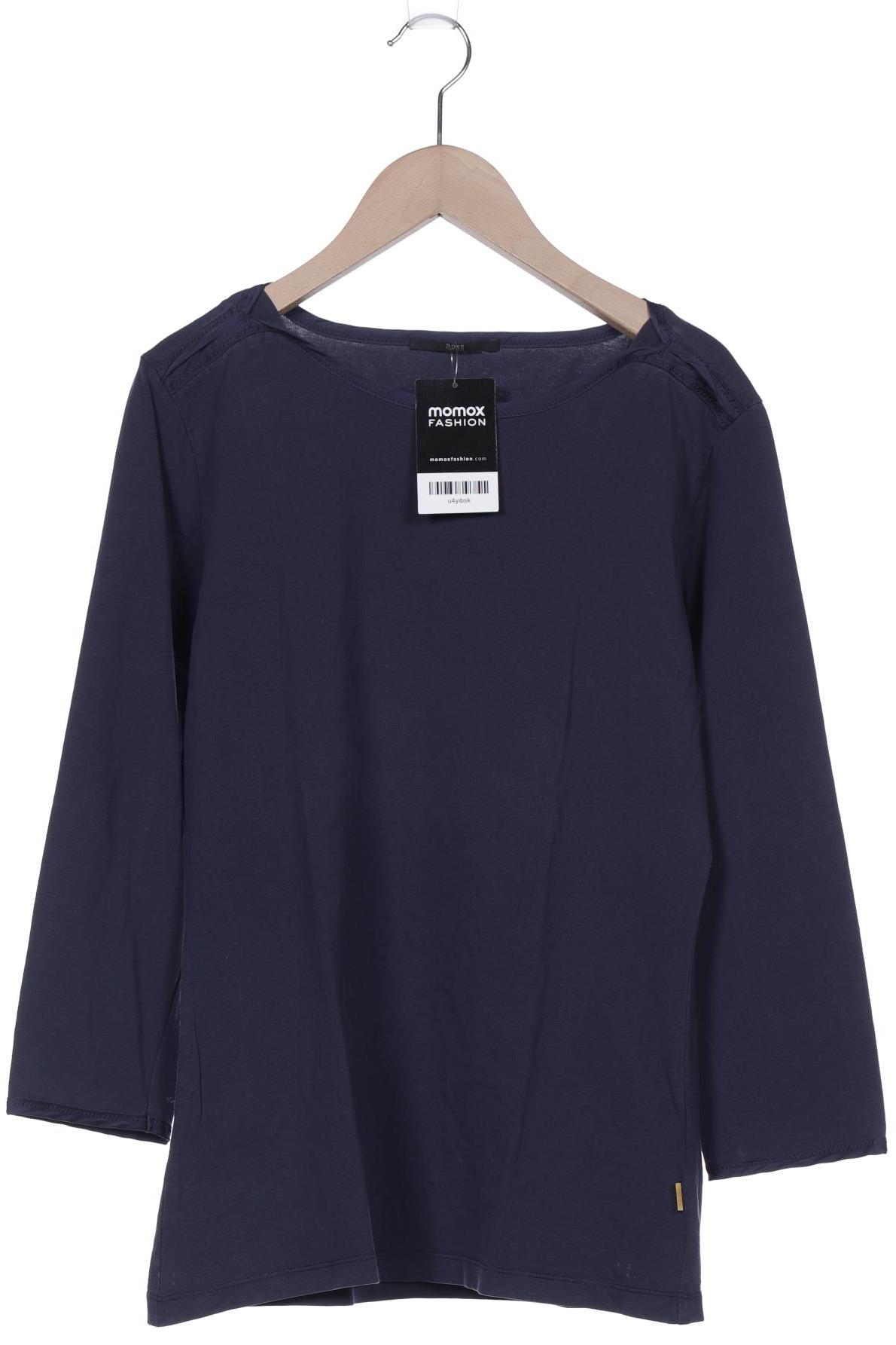 

Boss by Hugo Boss Damen Langarmshirt, marineblau, Gr. 42