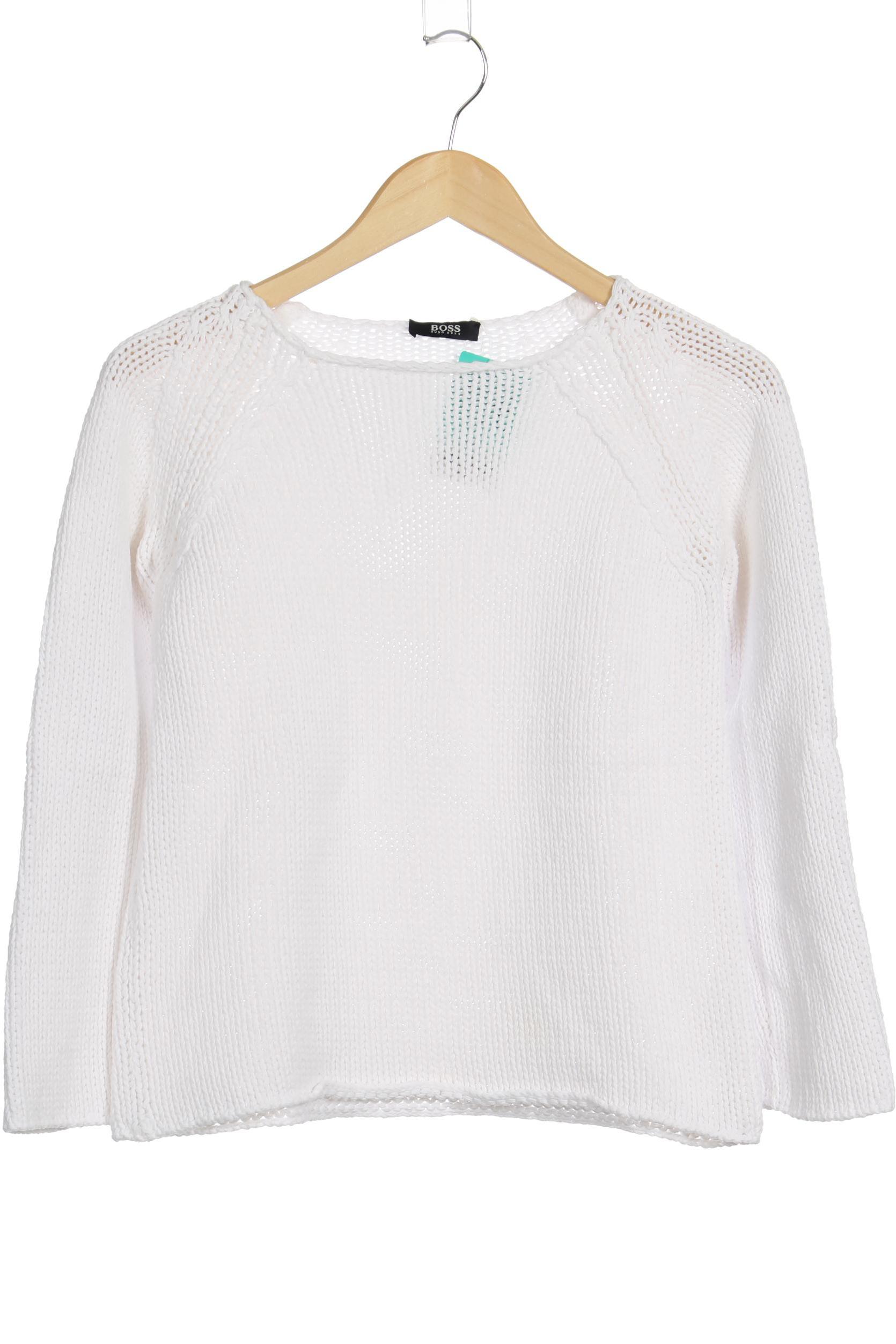 

Boss by Hugo Boss Damen Pullover, weiß, Gr. 38