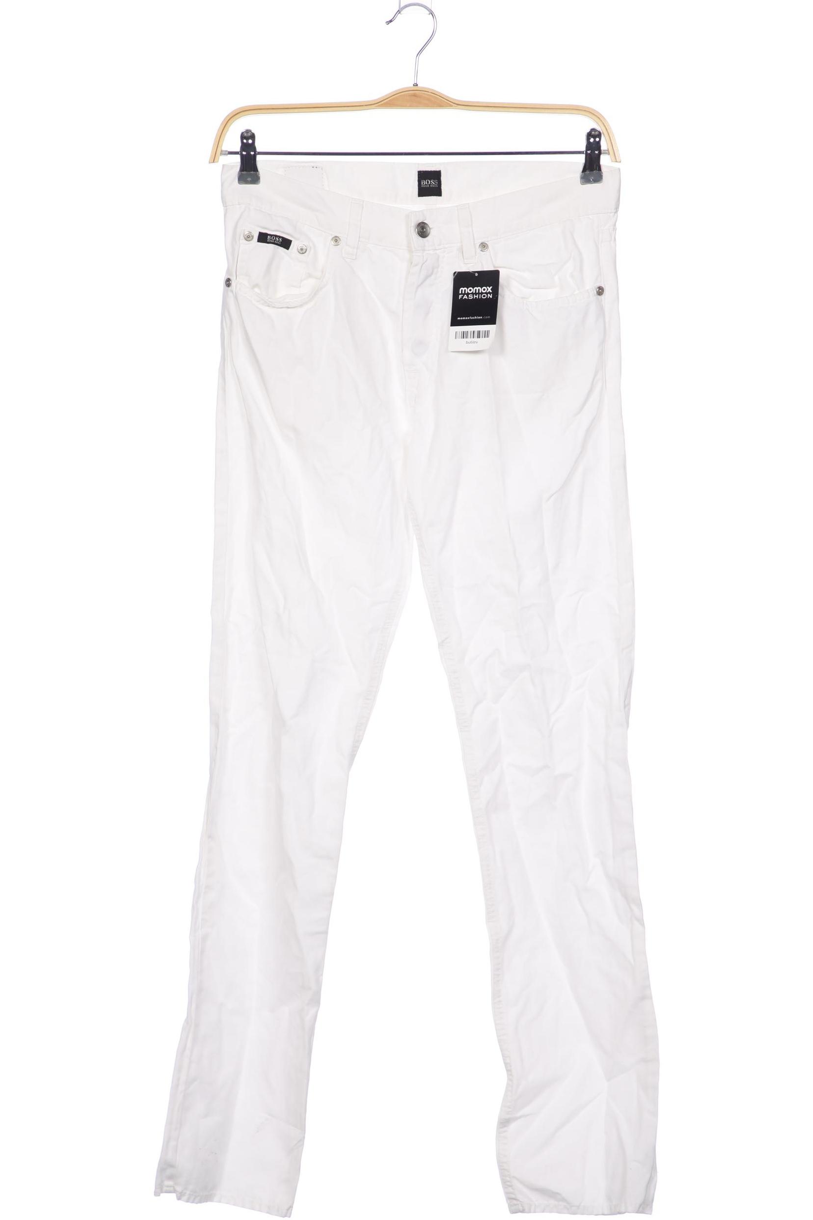 

Boss by Hugo Boss Herren Stoffhose, weiß, Gr. 32