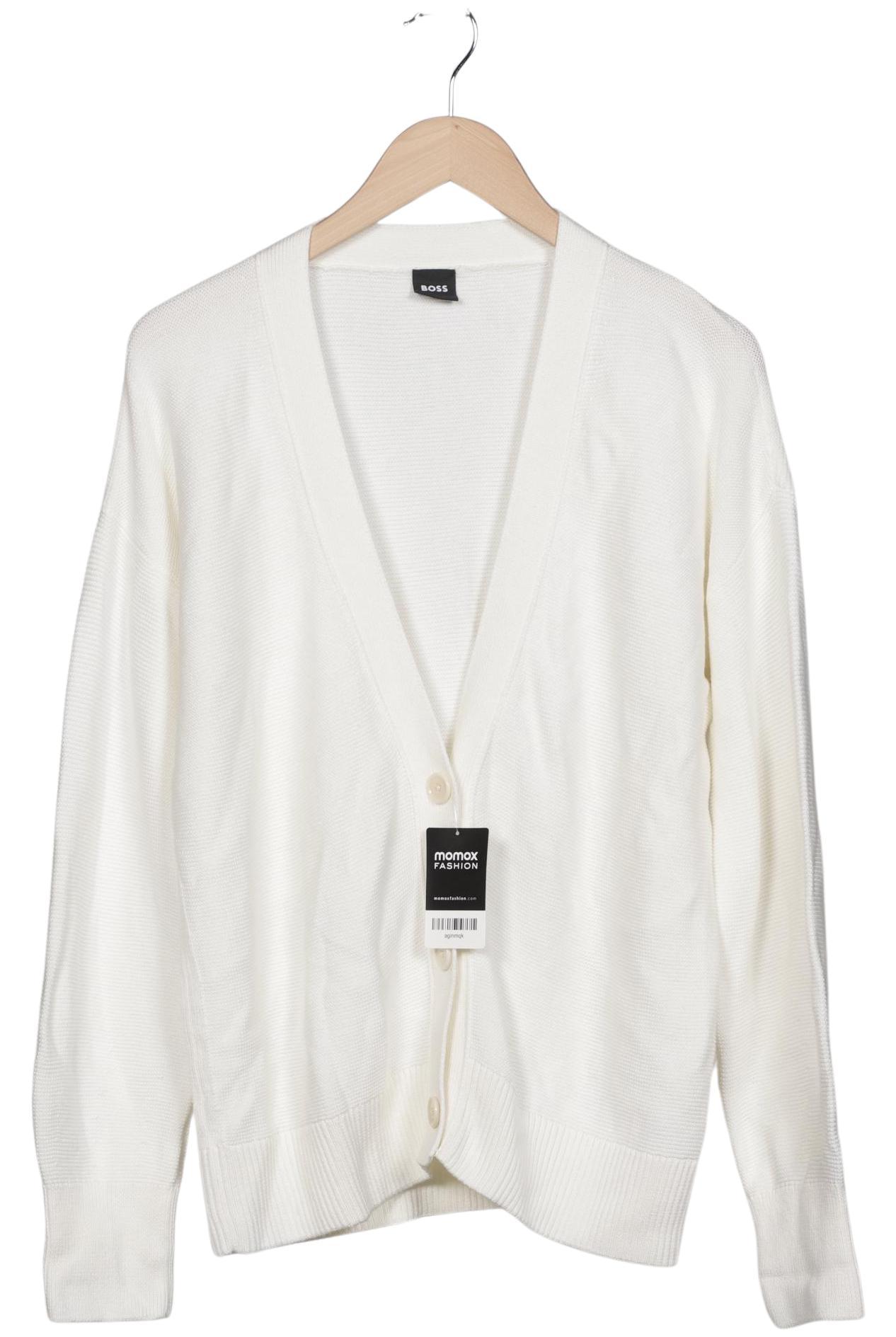 

Boss by Hugo Boss Damen Strickjacke, weiß, Gr. 42