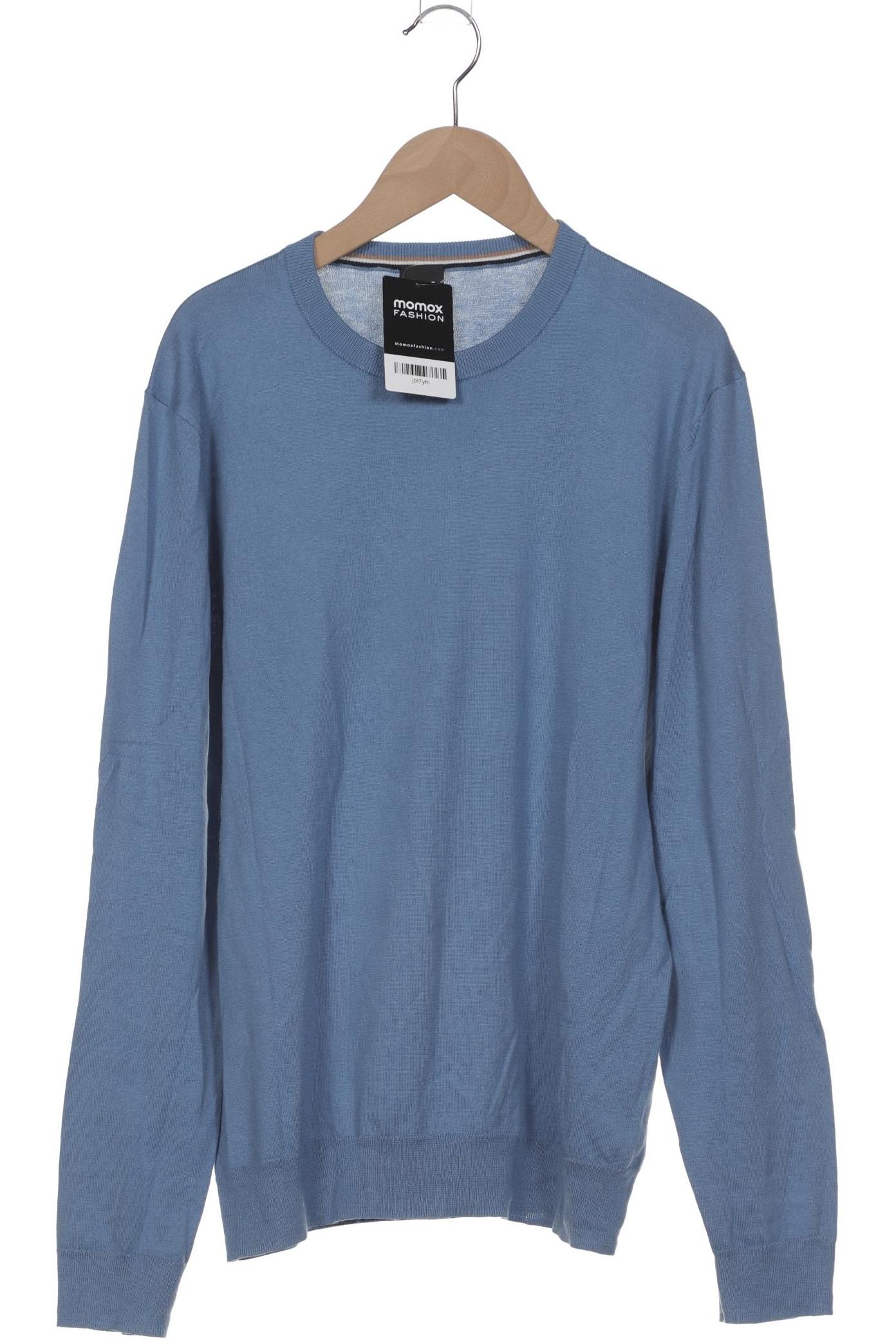 

Boss by Hugo Boss Herren Pullover, blau, Gr. 48