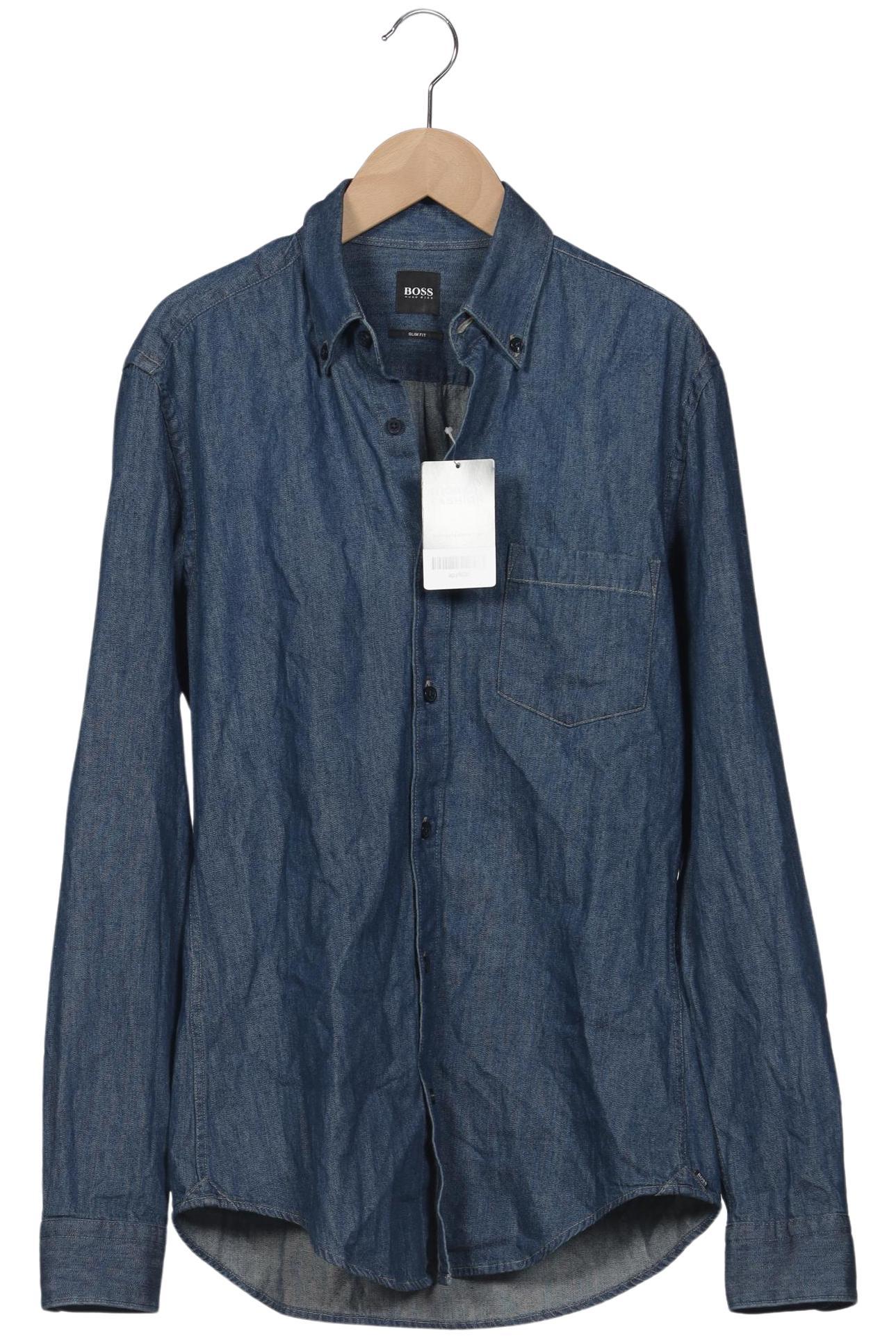 

Boss by Hugo Boss Herren Hemd, blau, Gr. 46