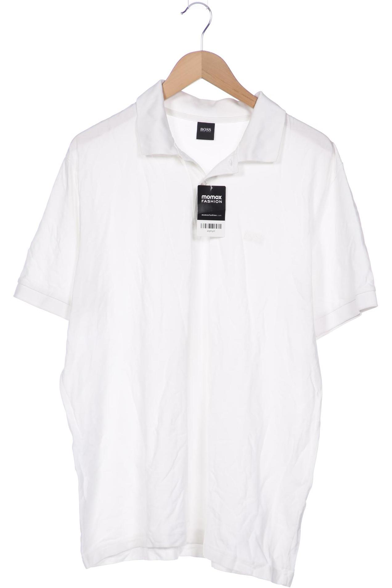 

Boss by Hugo Boss Herren Poloshirt, weiß, Gr. 56