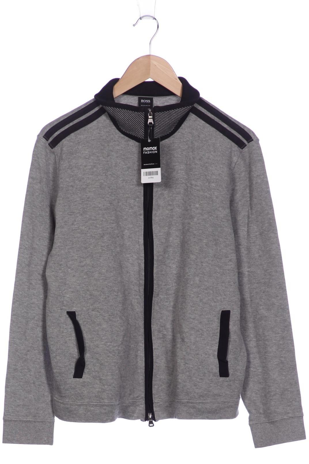 

Boss by Hugo Boss Herren Strickjacke, grau, Gr. 52