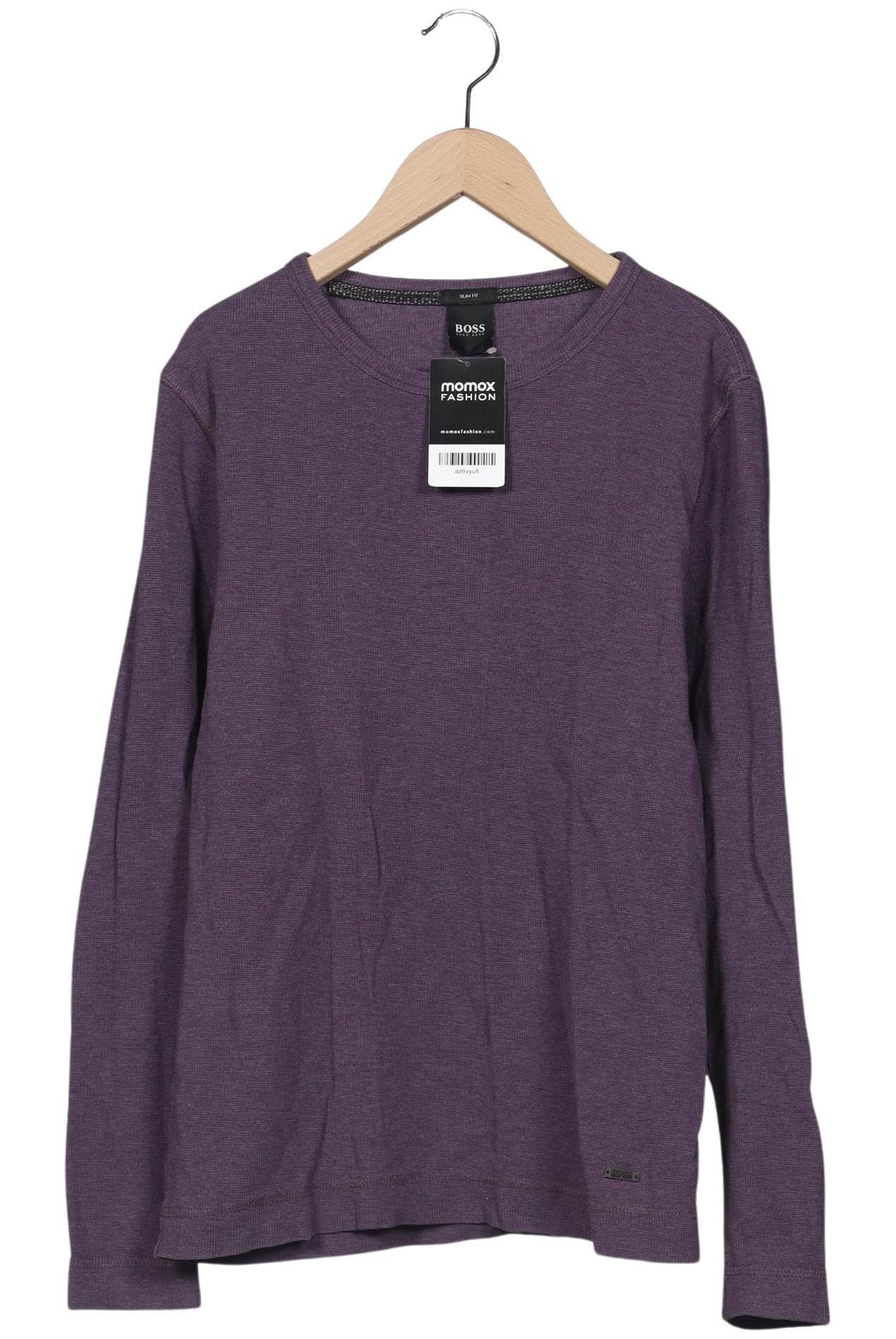 

Boss by Hugo Boss Herren Langarmshirt, flieder, Gr. 48