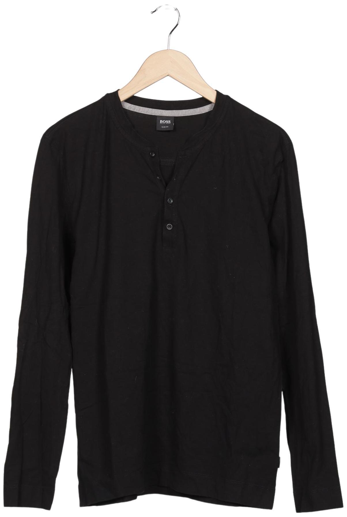 

Boss by Hugo Boss Herren Langarmshirt, schwarz, Gr. 54