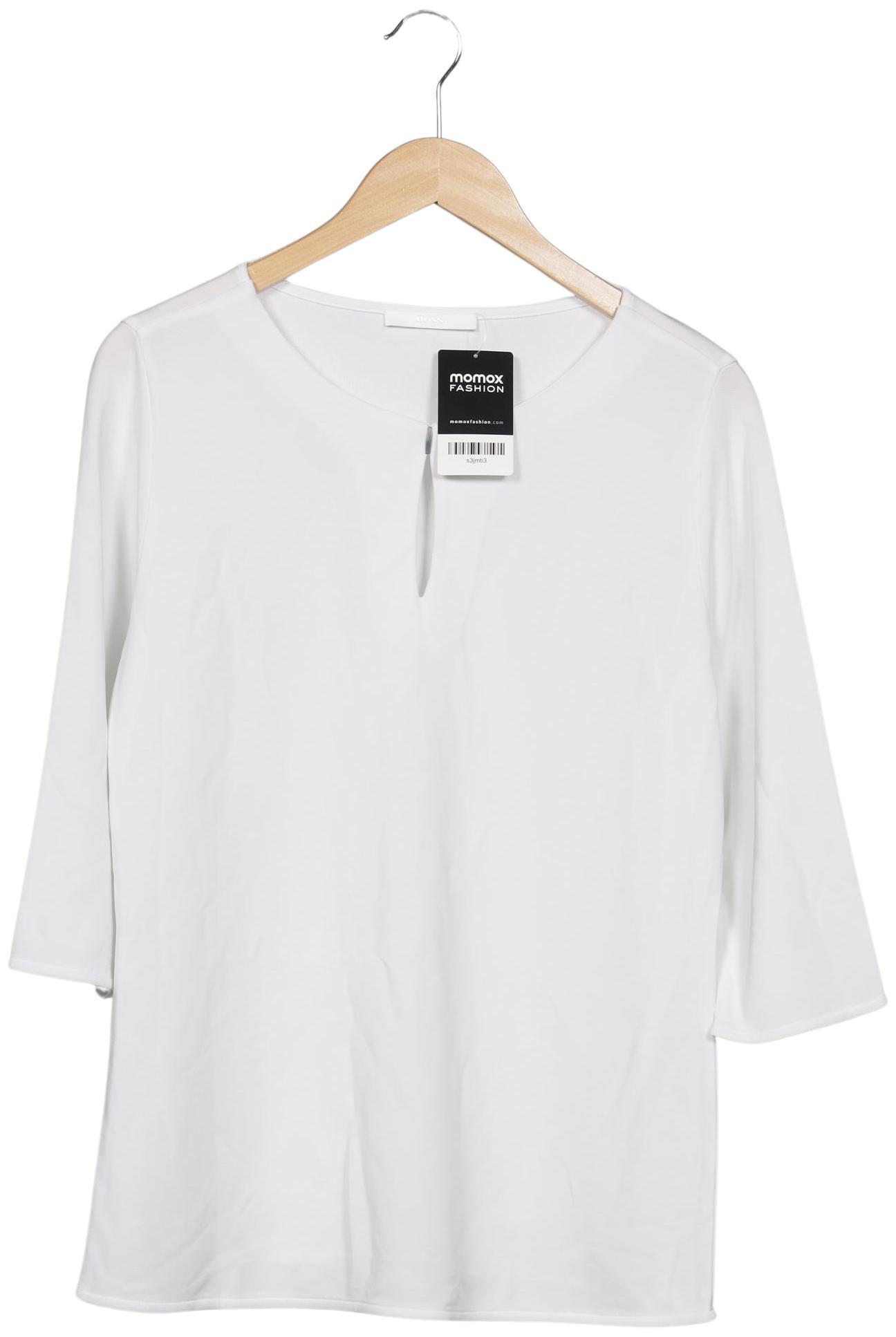 

Boss by Hugo Boss Damen Langarmshirt, weiß, Gr. 38