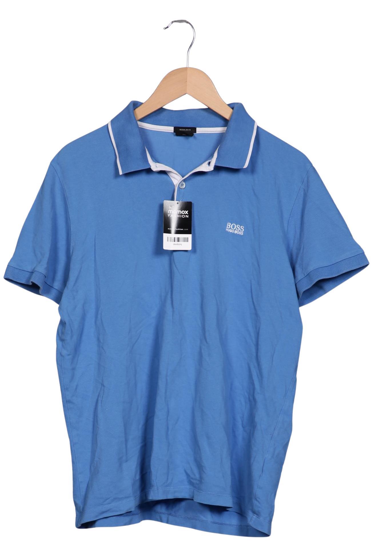 

Boss by Hugo Boss Herren Poloshirt, blau, Gr. 56