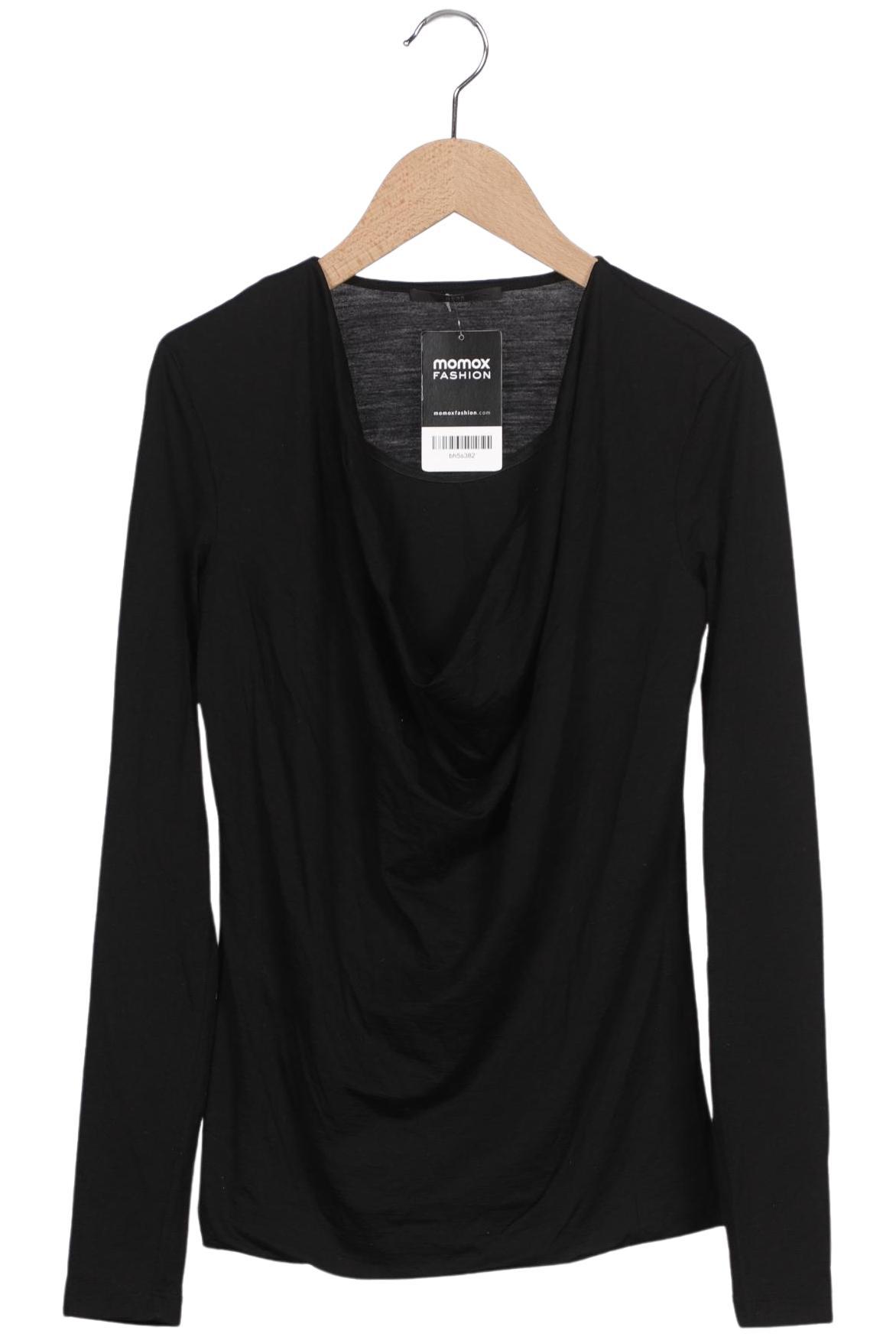 

Boss by Hugo Boss Damen Langarmshirt, schwarz, Gr. 34