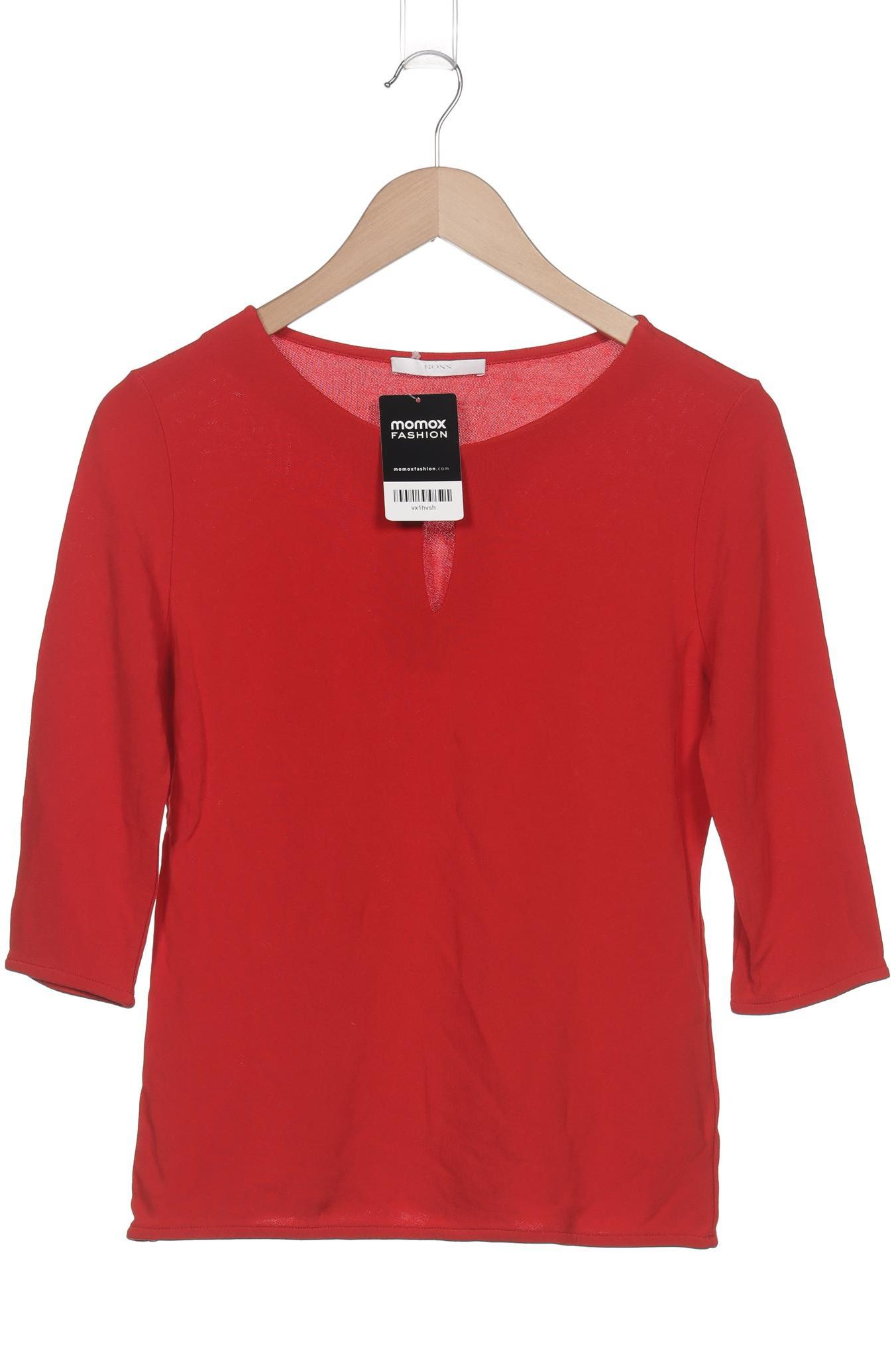 

Boss by Hugo Boss Damen Langarmshirt, rot, Gr. 36