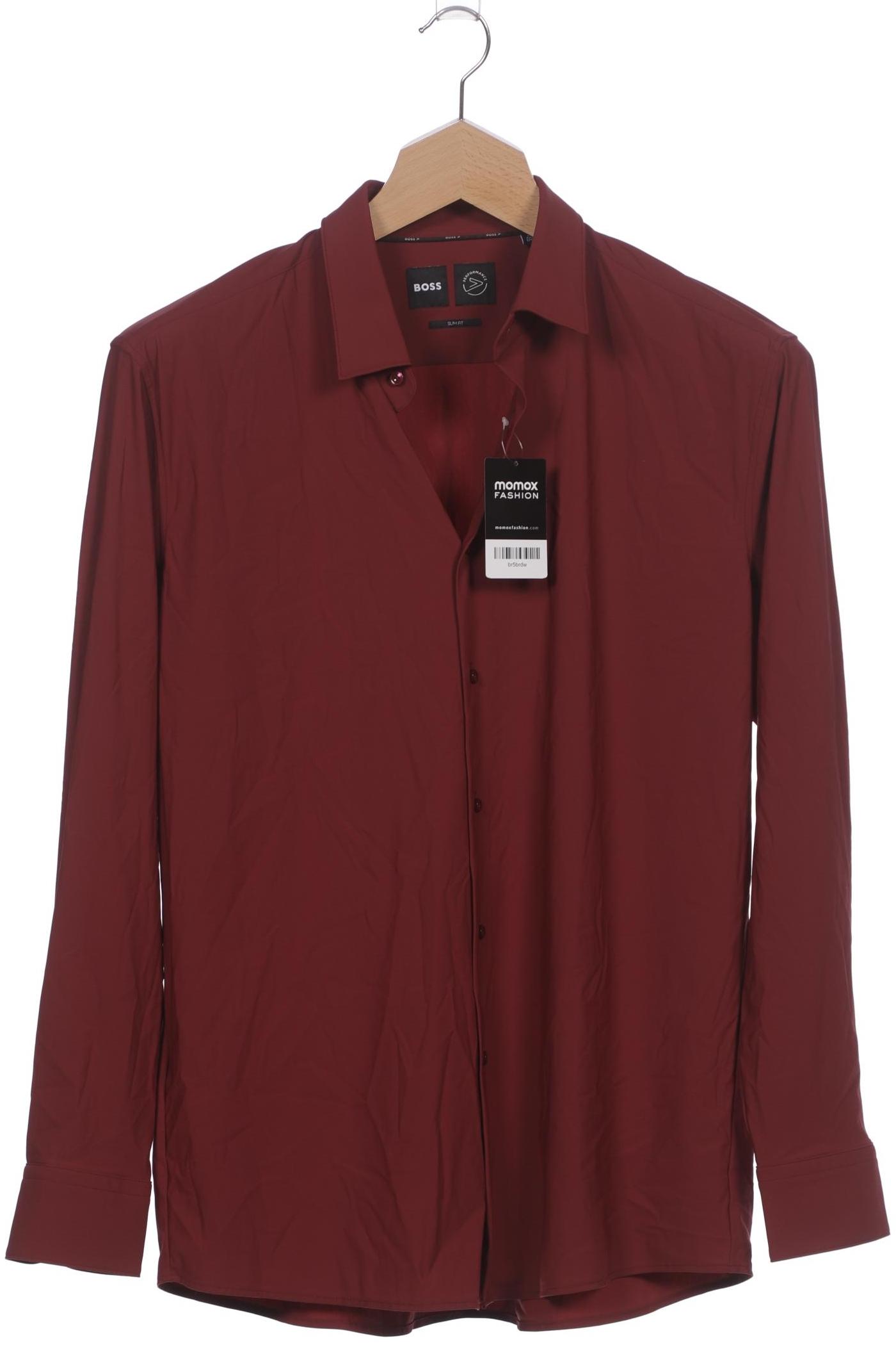 

Boss by Hugo Boss Herren Hemd, bordeaux, Gr. 56