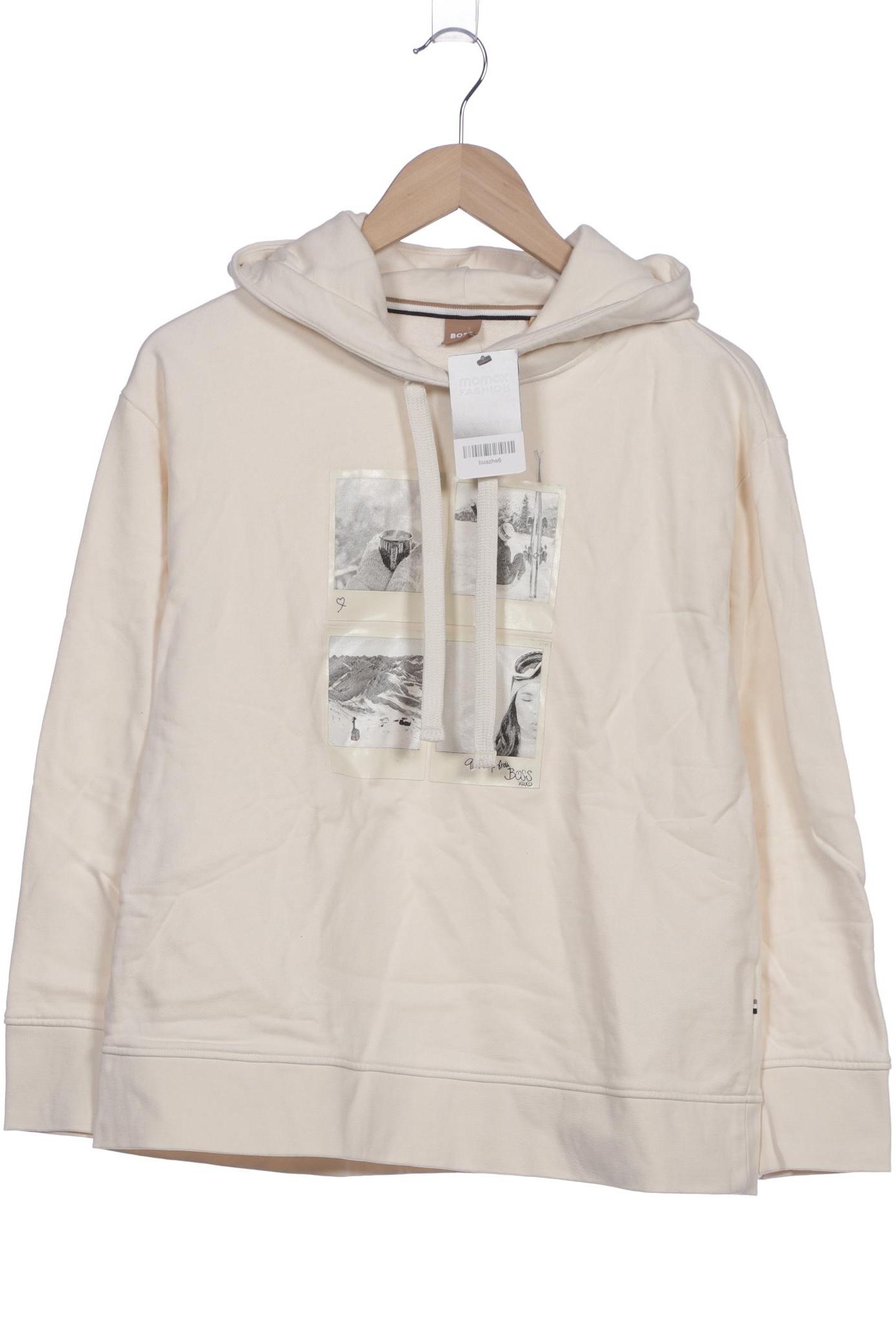 

Boss by Hugo Boss Damen Kapuzenpullover, cremeweiß, Gr. 42