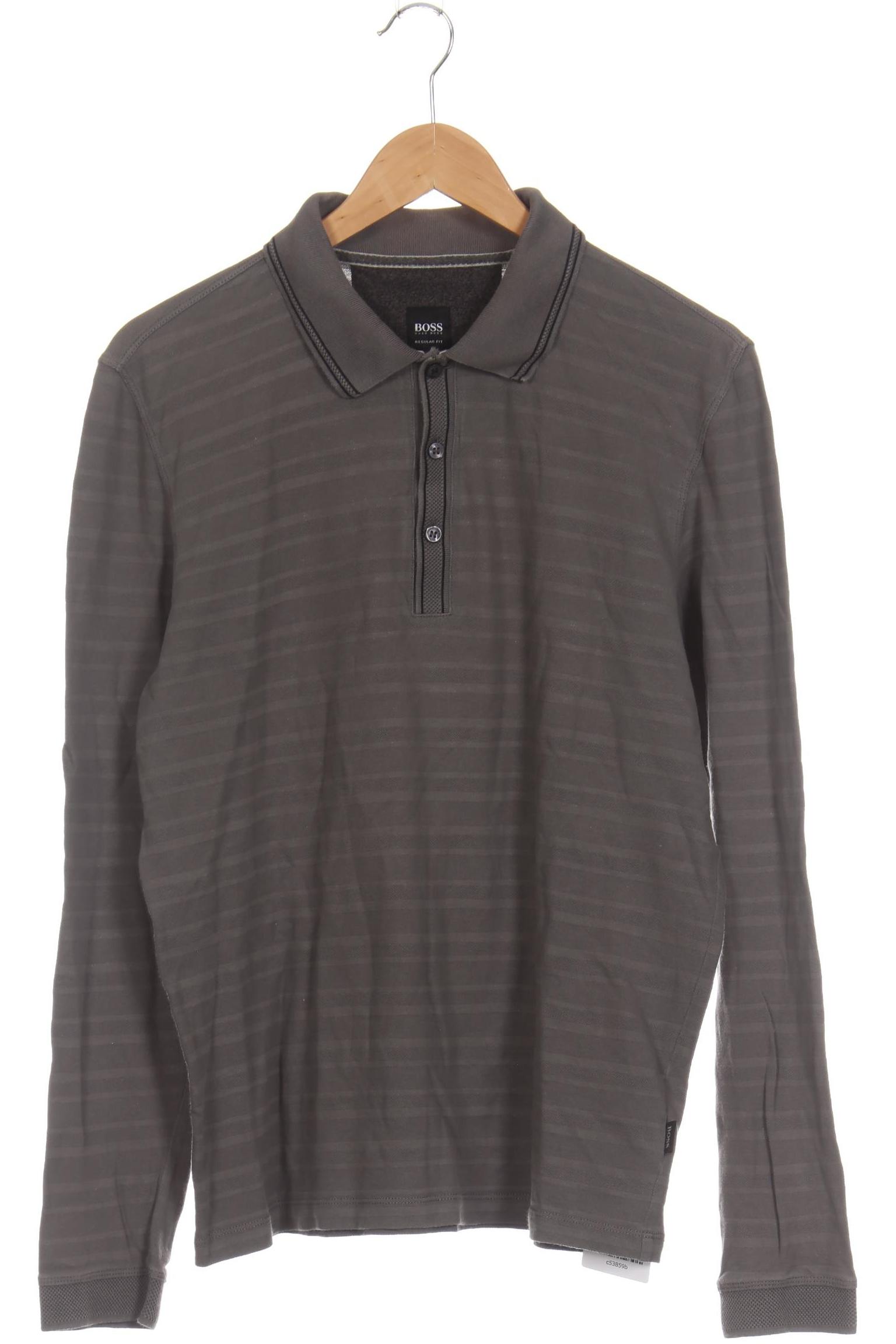 

Boss by Hugo Boss Herren Langarmshirt, grün, Gr. 52