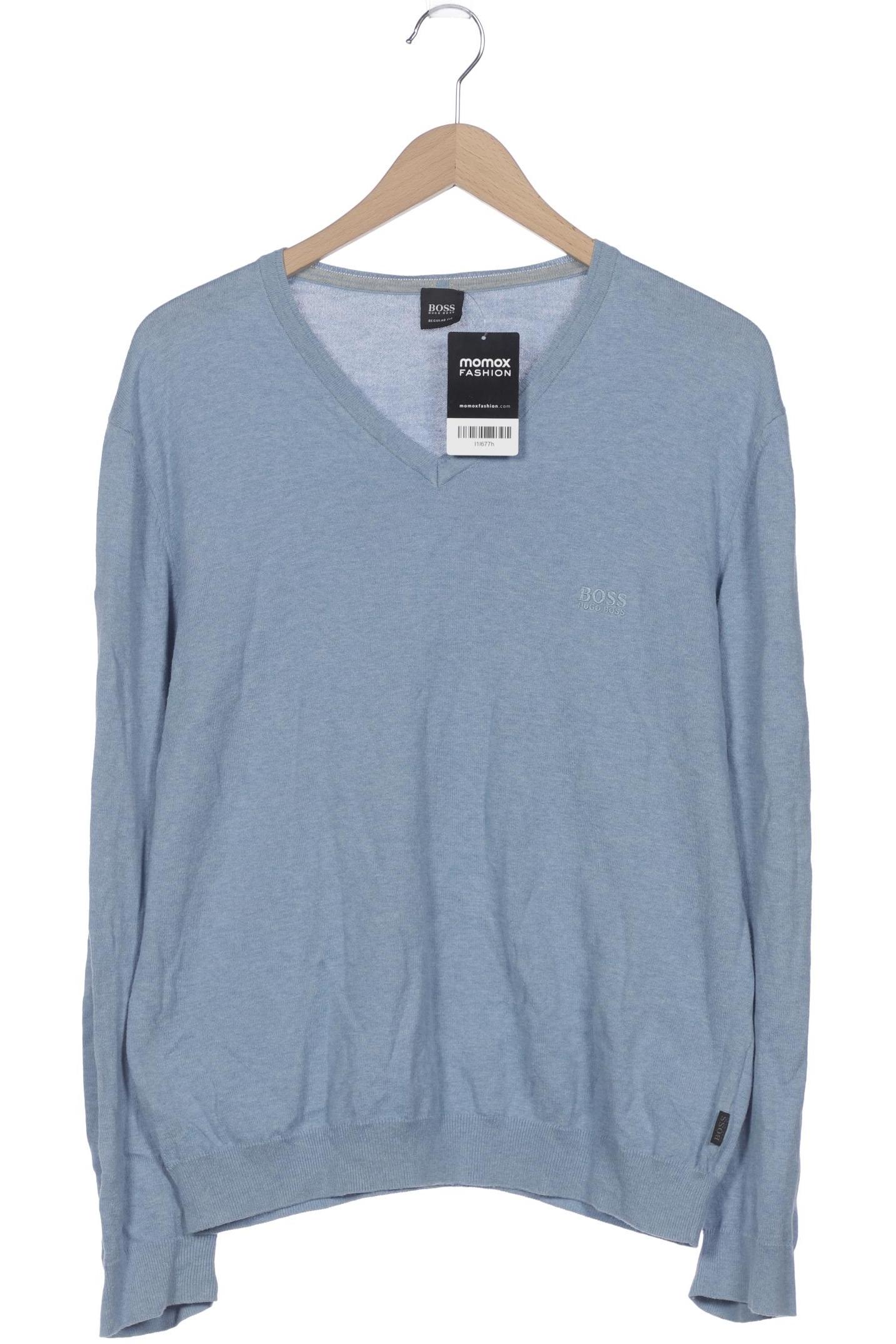 

Boss by Hugo Boss Herren Pullover, blau, Gr. 52