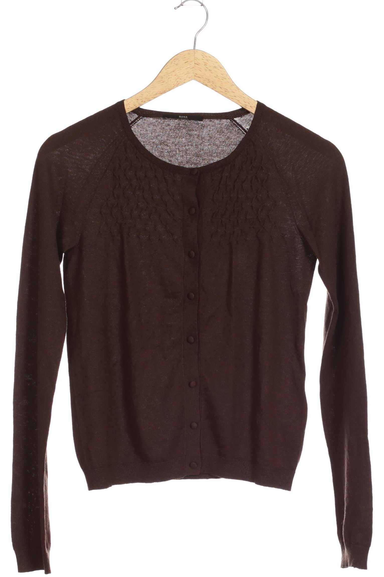 

Boss by Hugo Boss Damen Strickjacke, braun, Gr. 36