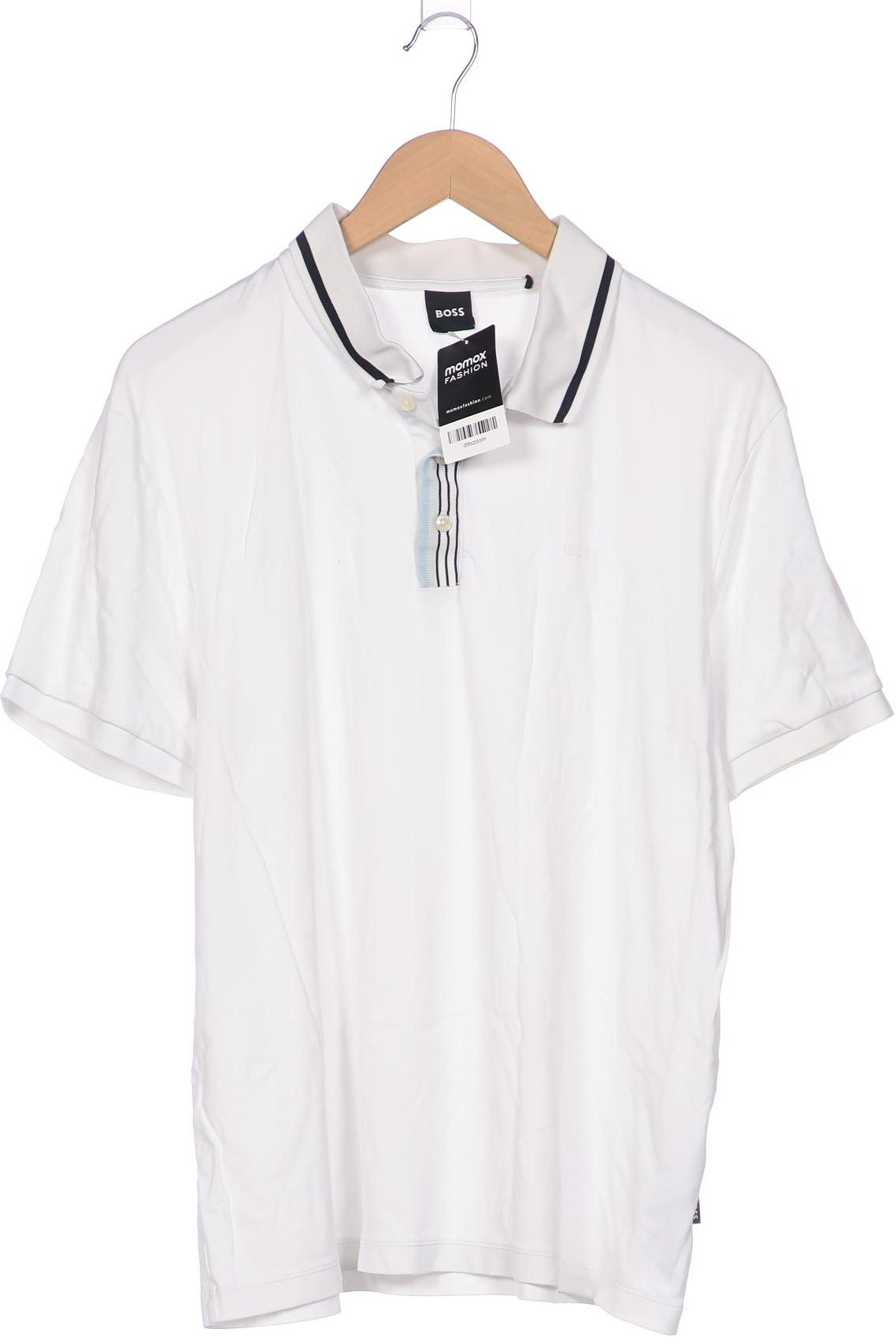 

Boss by Hugo Boss Herren Poloshirt, weiß, Gr. 56