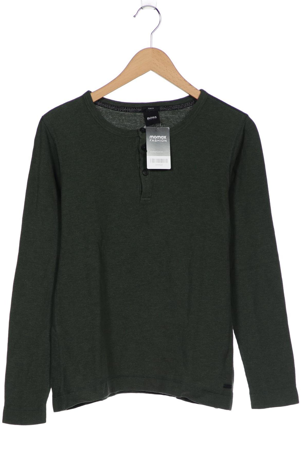 

Boss by Hugo Boss Herren Langarmshirt, grün, Gr. 46