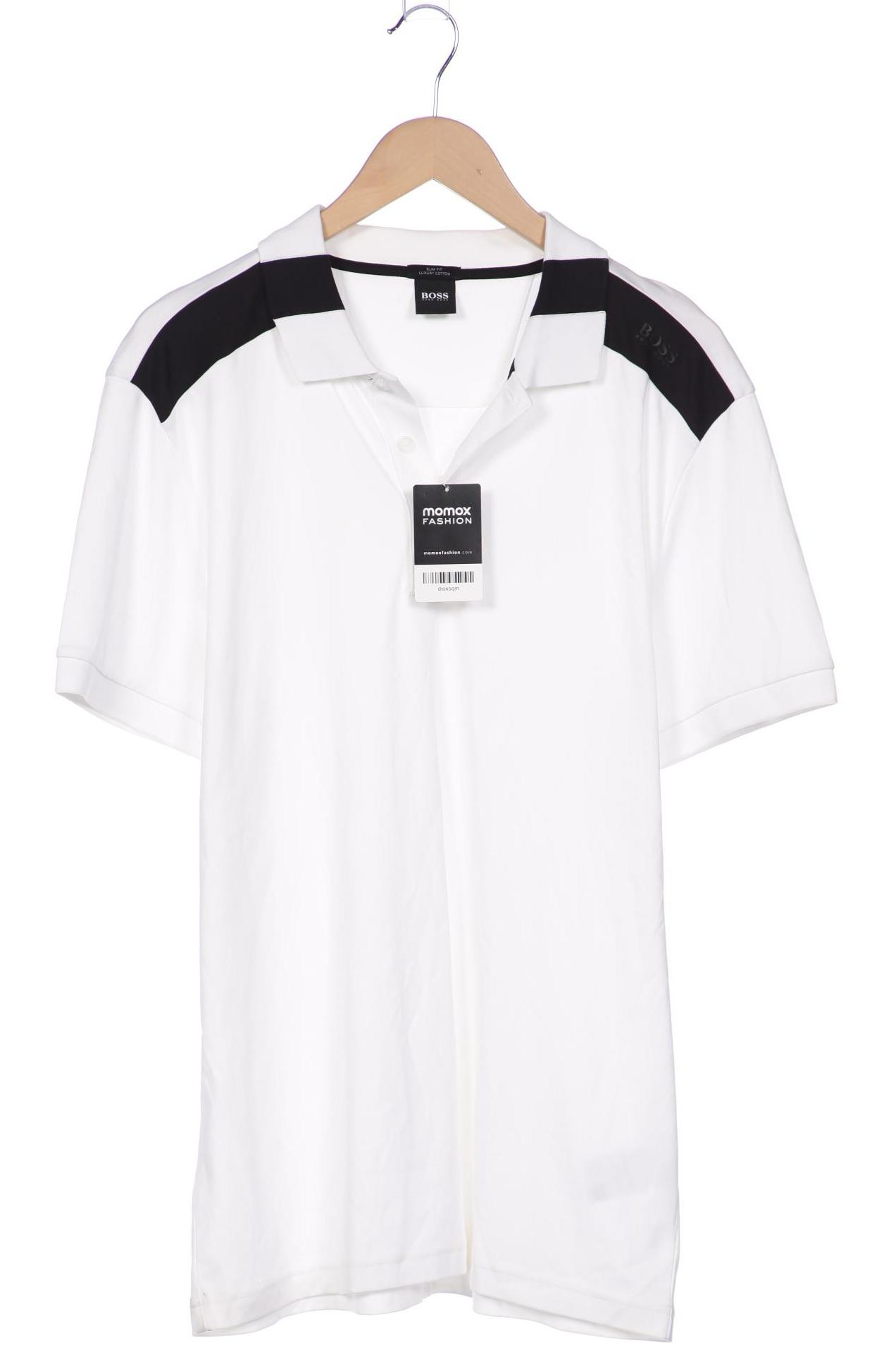

Boss by Hugo Boss Herren Poloshirt, weiß, Gr. 56