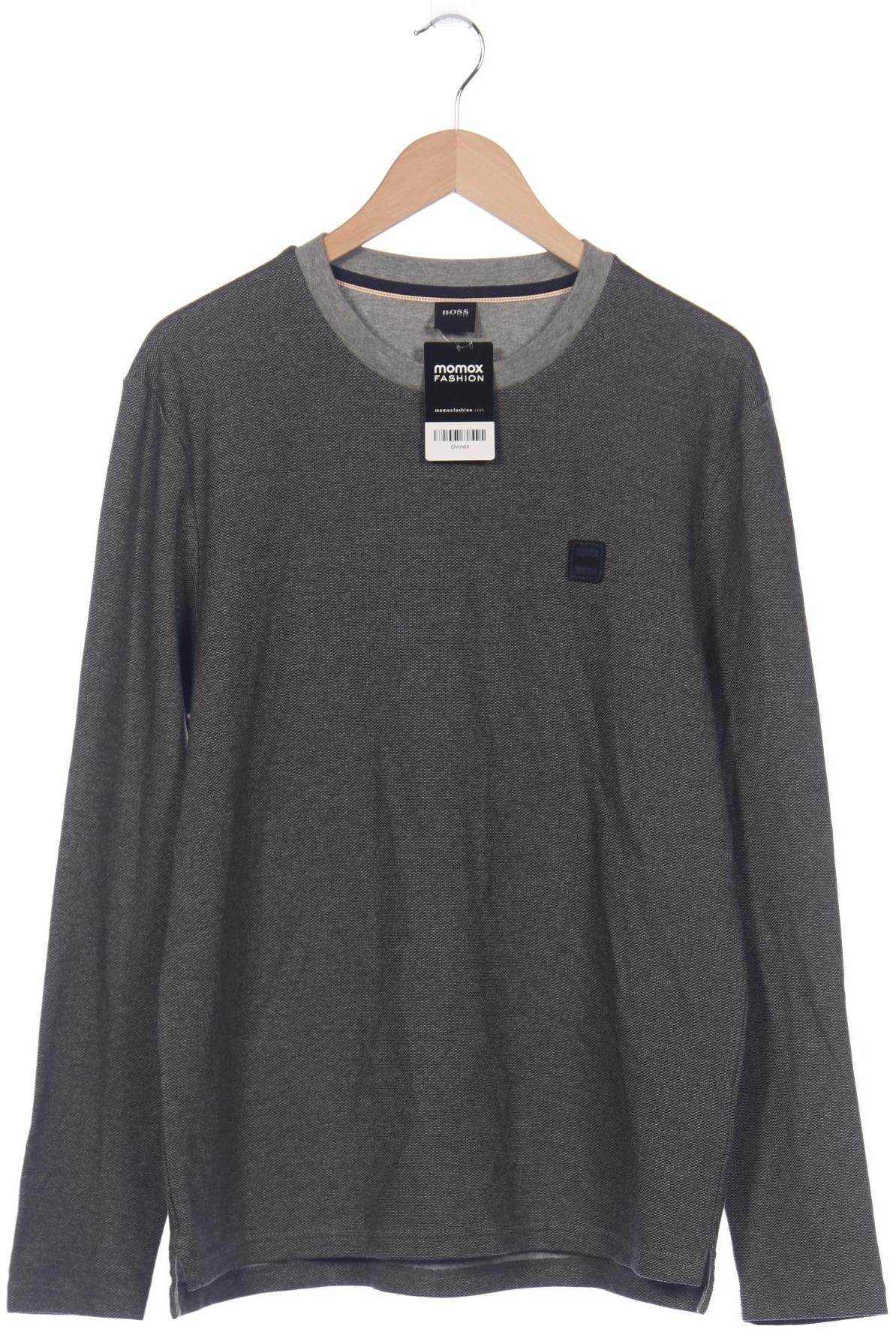 

Boss by Hugo Boss Herren Langarmshirt, grau, Gr. 52