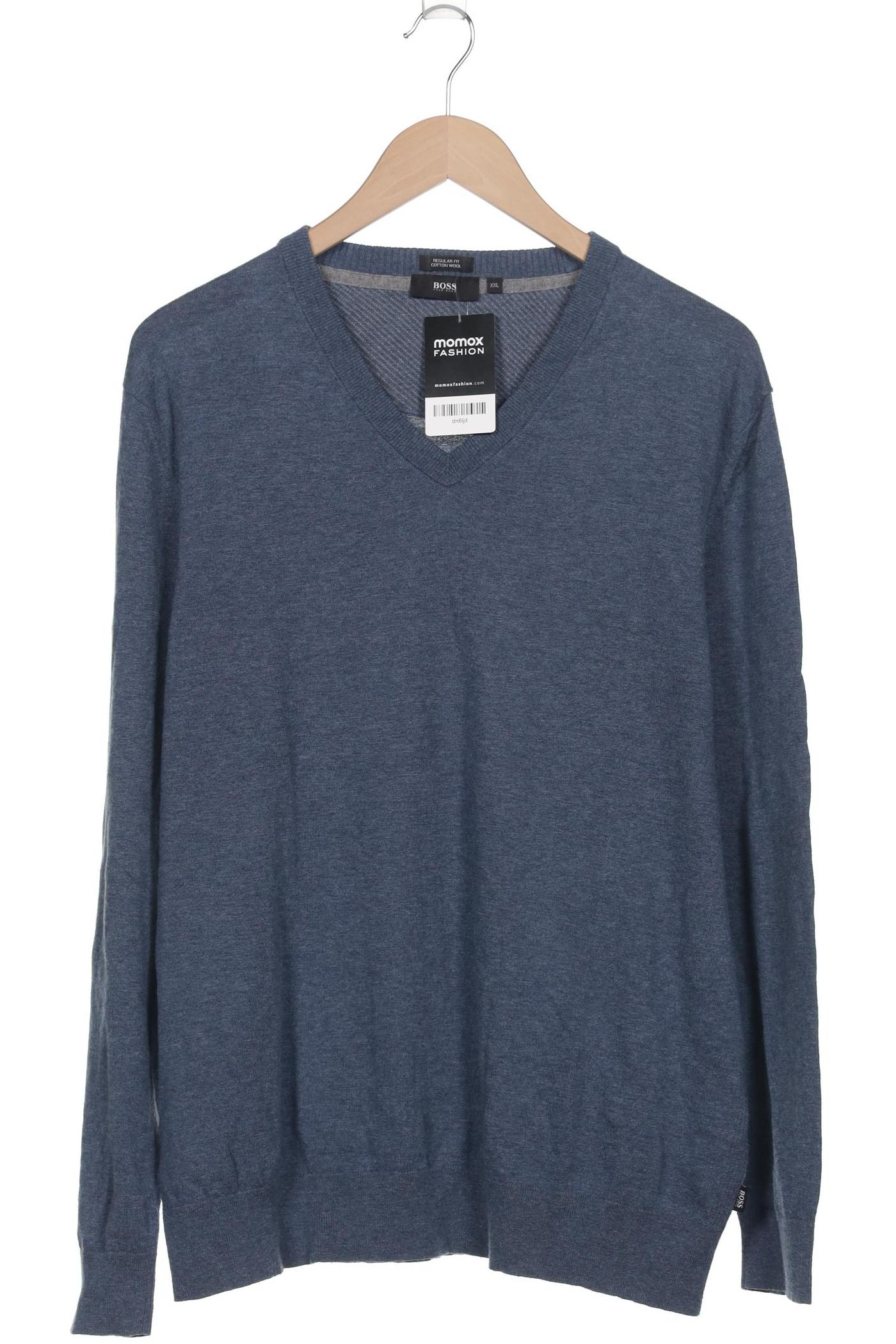 

Boss by Hugo Boss Herren Pullover, blau, Gr. 56