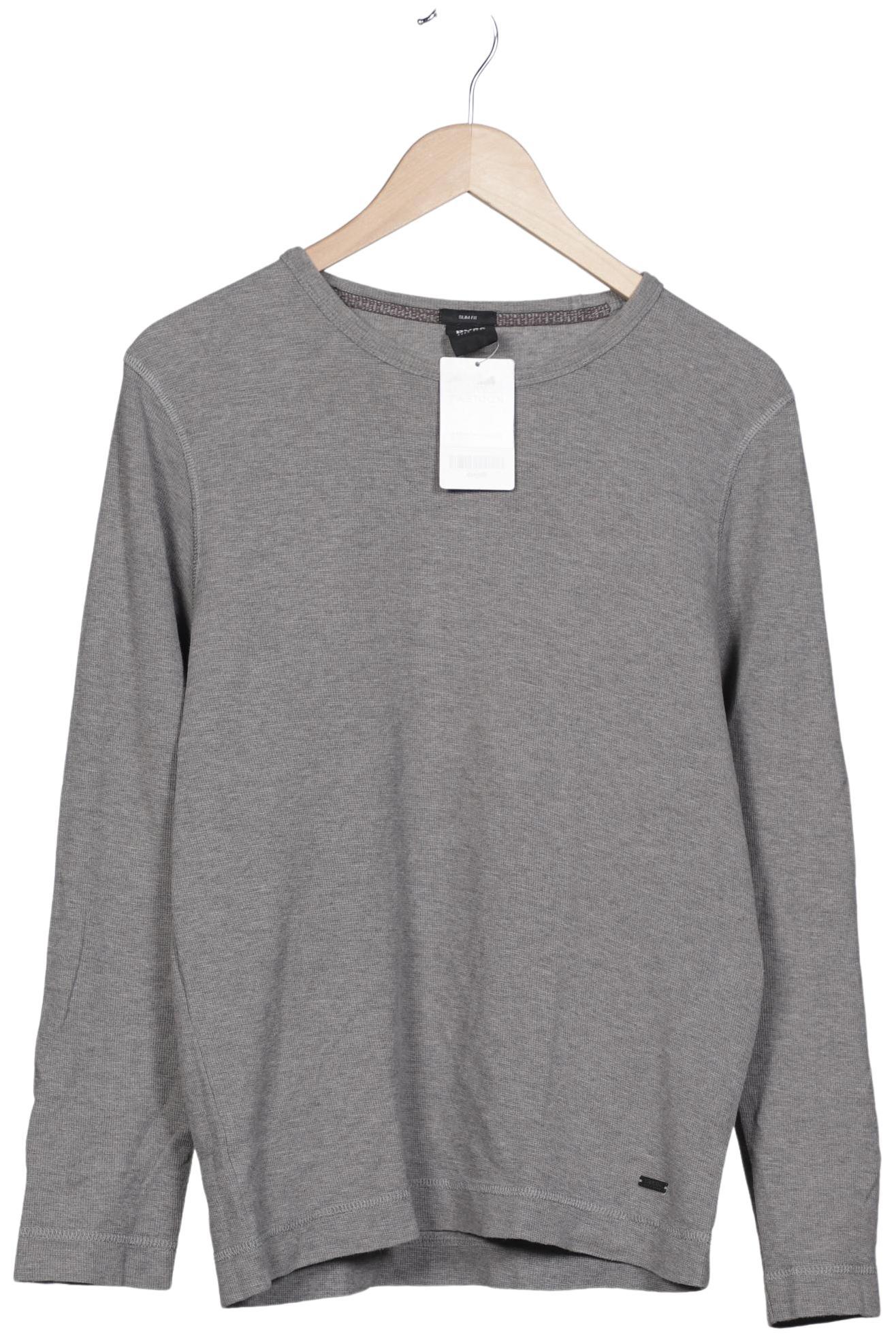 

Boss by Hugo Boss Herren Langarmshirt, grau, Gr. 52
