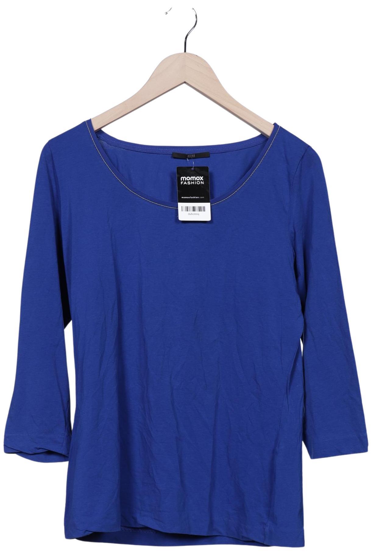 

Boss by Hugo Boss Damen Langarmshirt, blau, Gr. 42