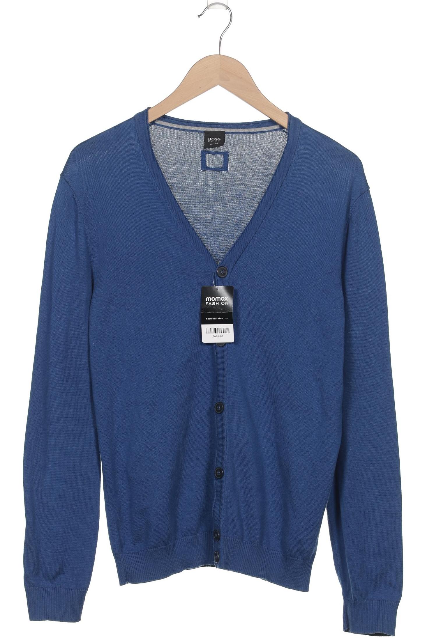 

Boss by Hugo Boss Herren Strickjacke, marineblau, Gr. 48