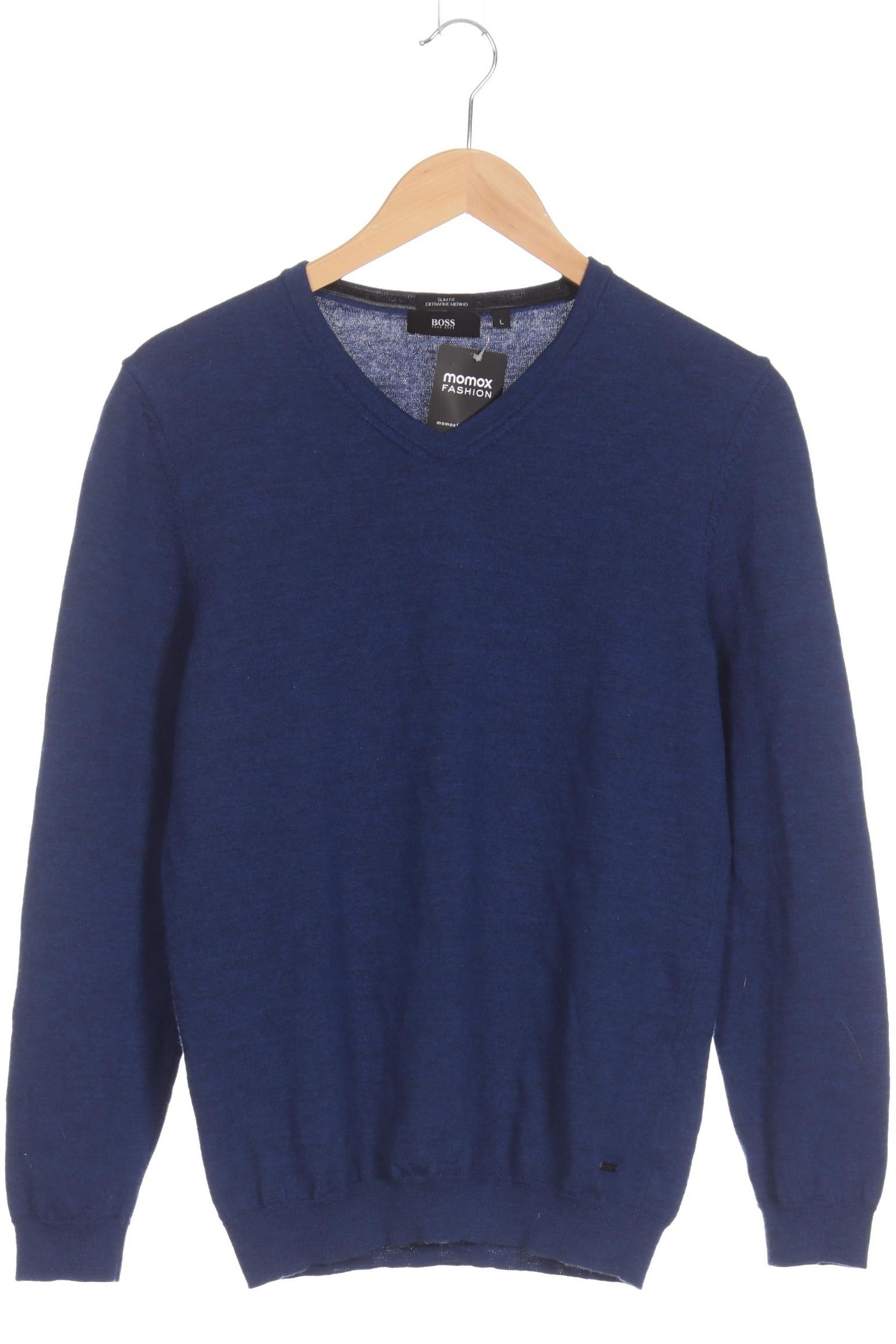 

Boss by Hugo Boss Herren Pullover, blau, Gr. 52