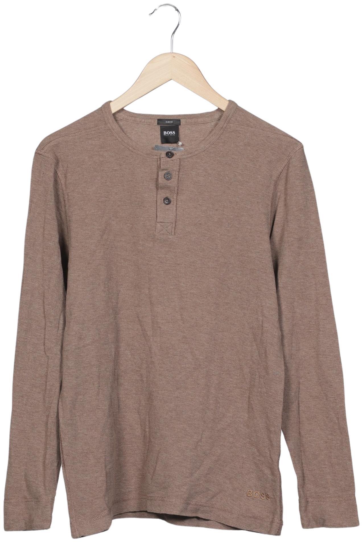 

Boss by Hugo Boss Herren Langarmshirt, braun, Gr. 52