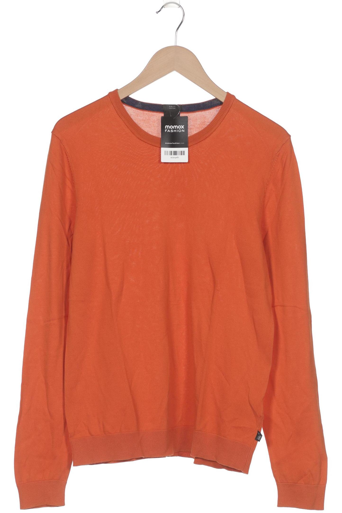 

Boss by Hugo Boss Herren Pullover, orange, Gr. 48