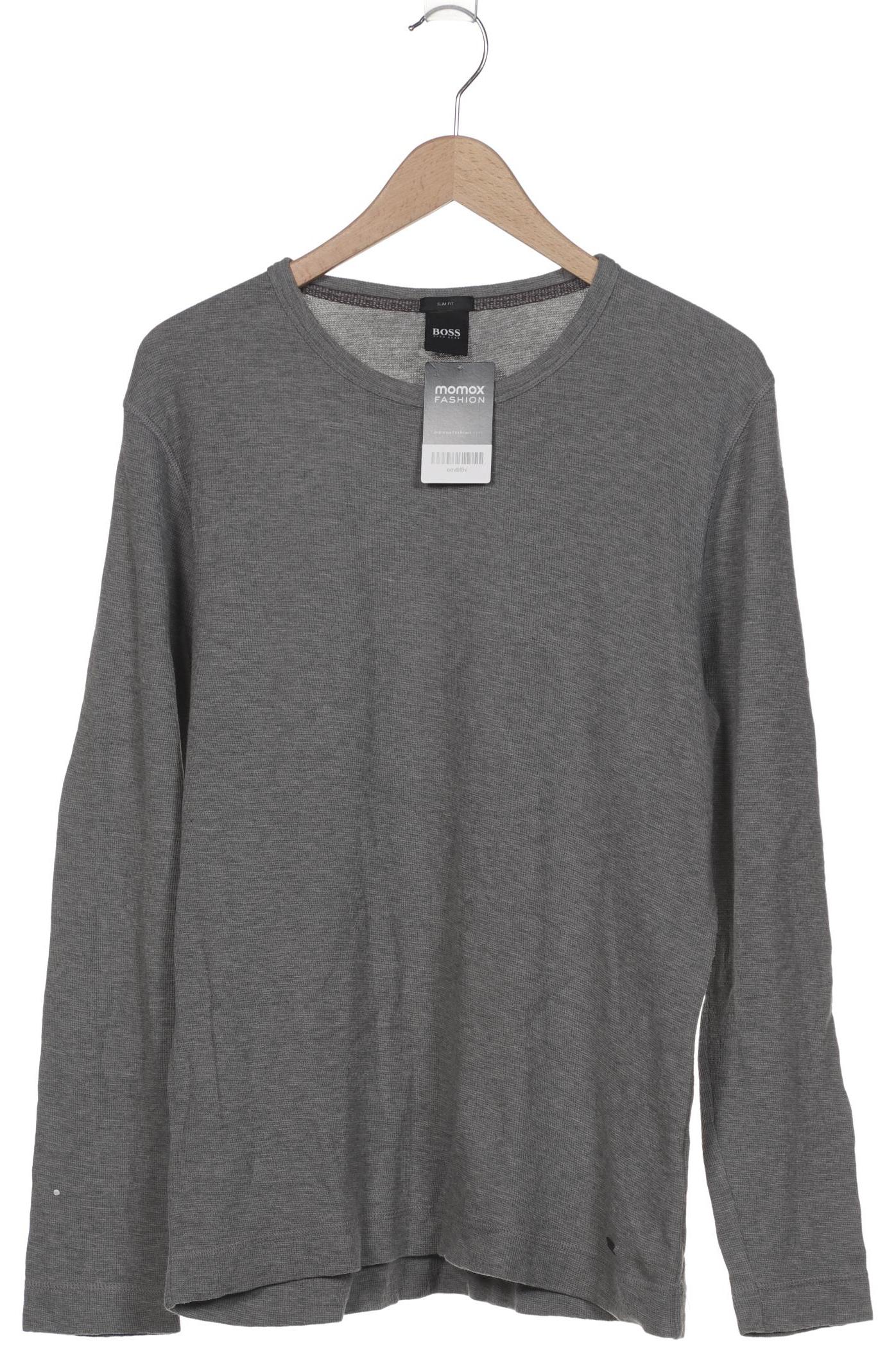 

Boss by Hugo Boss Herren Langarmshirt, grau, Gr. 54