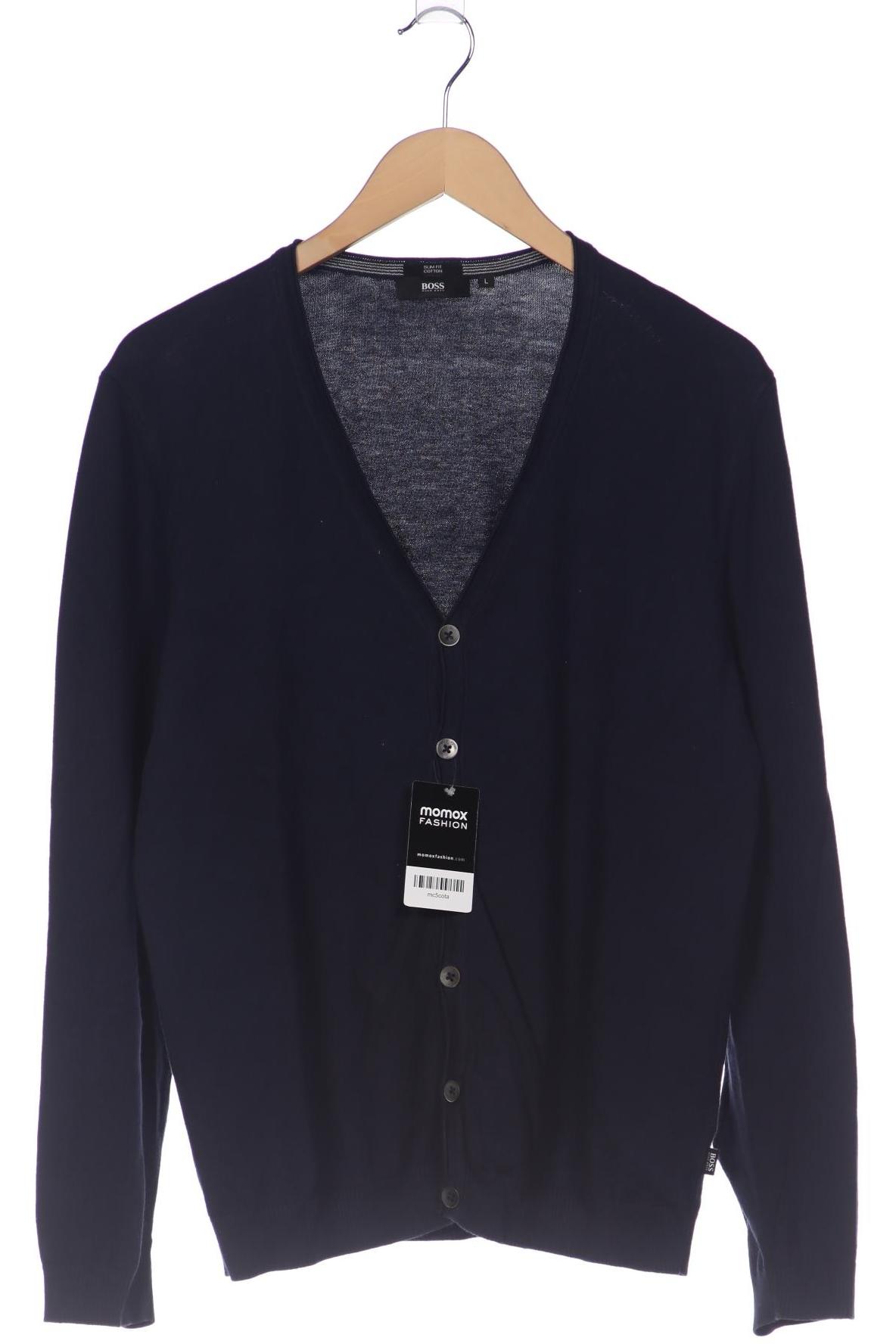 

Boss by Hugo Boss Herren Strickjacke, marineblau, Gr. 52