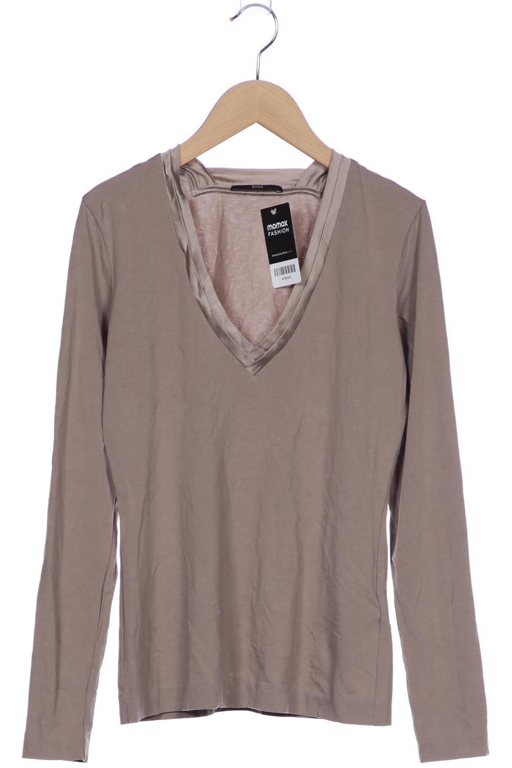 

Boss by Hugo Boss Damen Langarmshirt, beige, Gr. 34