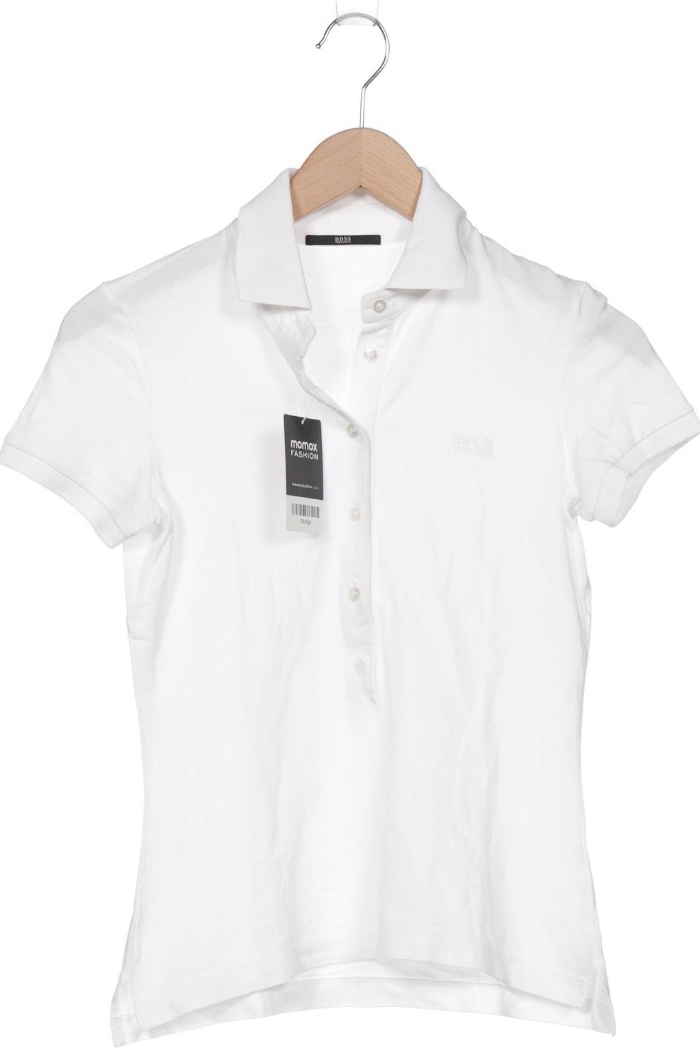 

Boss by Hugo Boss Damen Poloshirt, weiß, Gr. 36