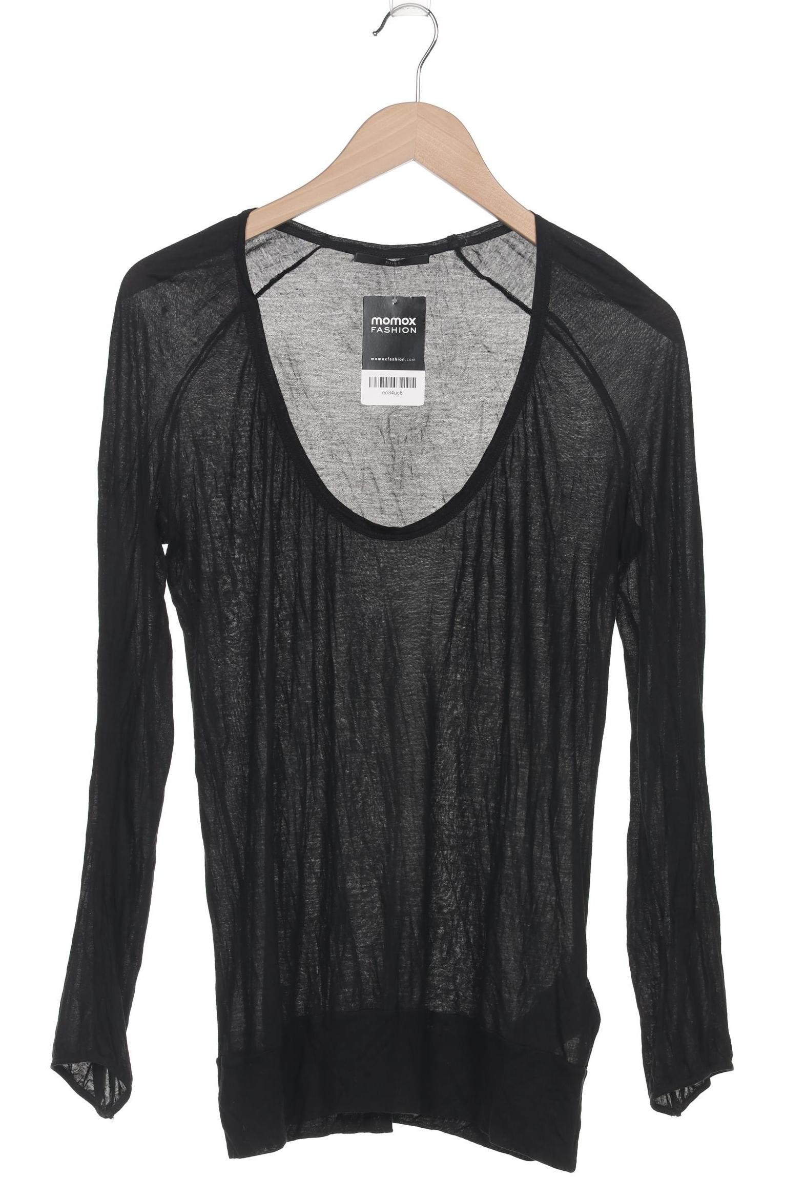 

Boss by Hugo Boss Damen Langarmshirt, schwarz, Gr. 38