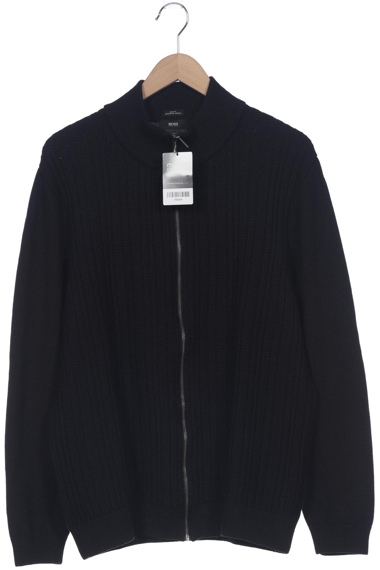 

Boss by Hugo Boss Herren Strickjacke, schwarz, Gr. 56