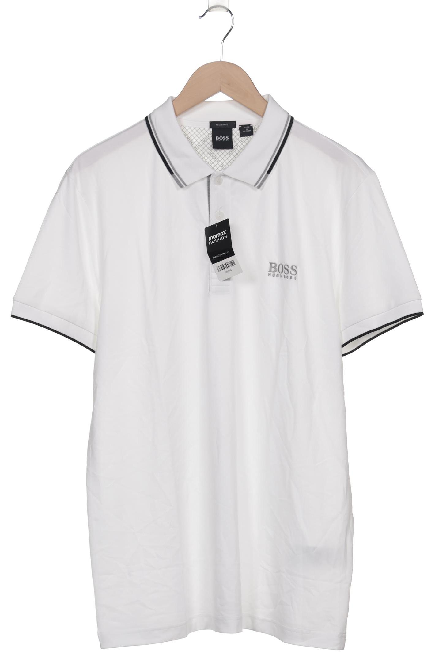 

Boss by Hugo Boss Herren Poloshirt, weiß, Gr. 54