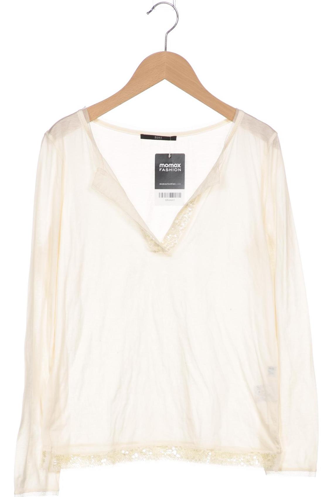 

Boss by Hugo Boss Damen Langarmshirt, cremeweiß, Gr. 36