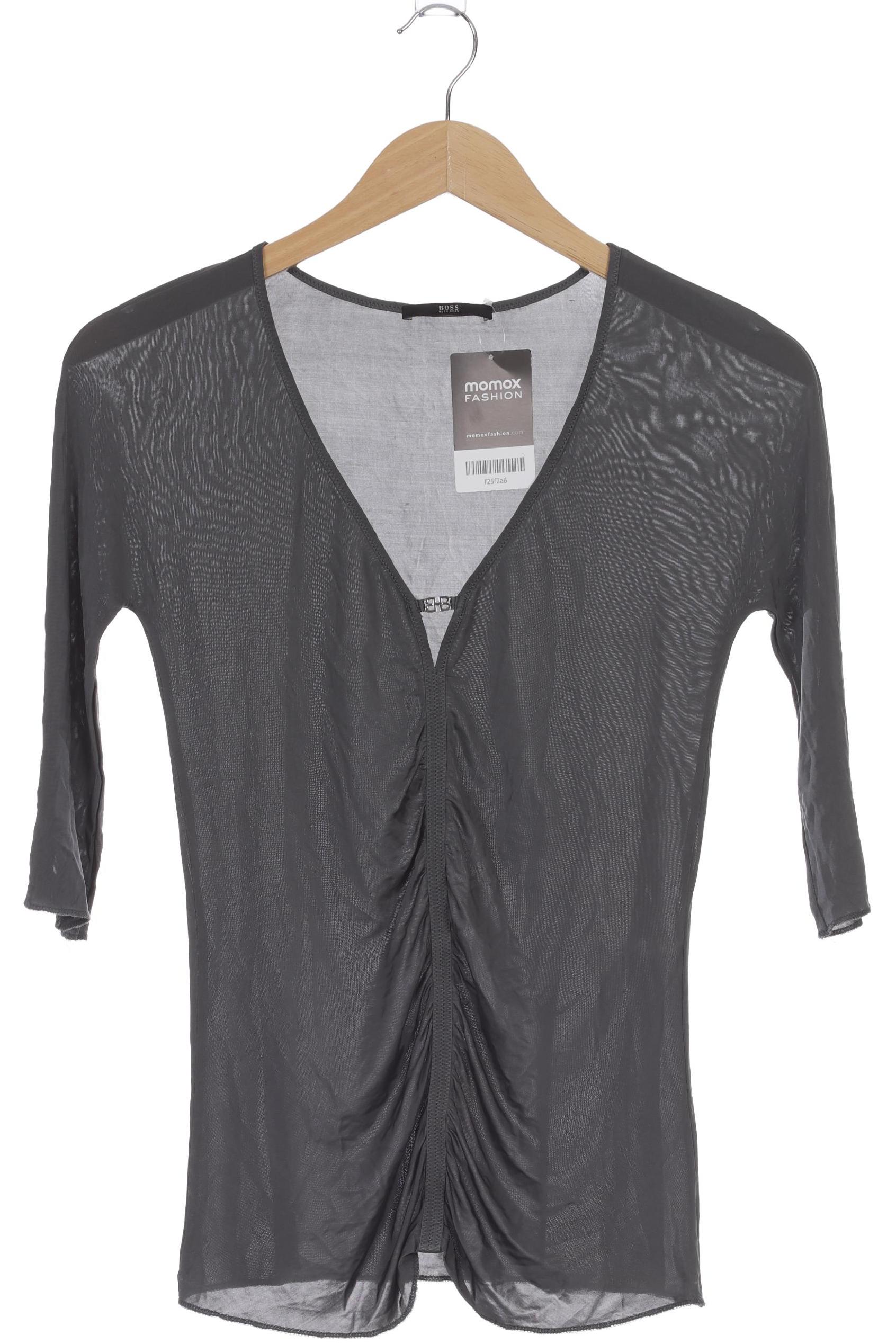 

Boss by Hugo Boss Damen Langarmshirt, grau, Gr. 32